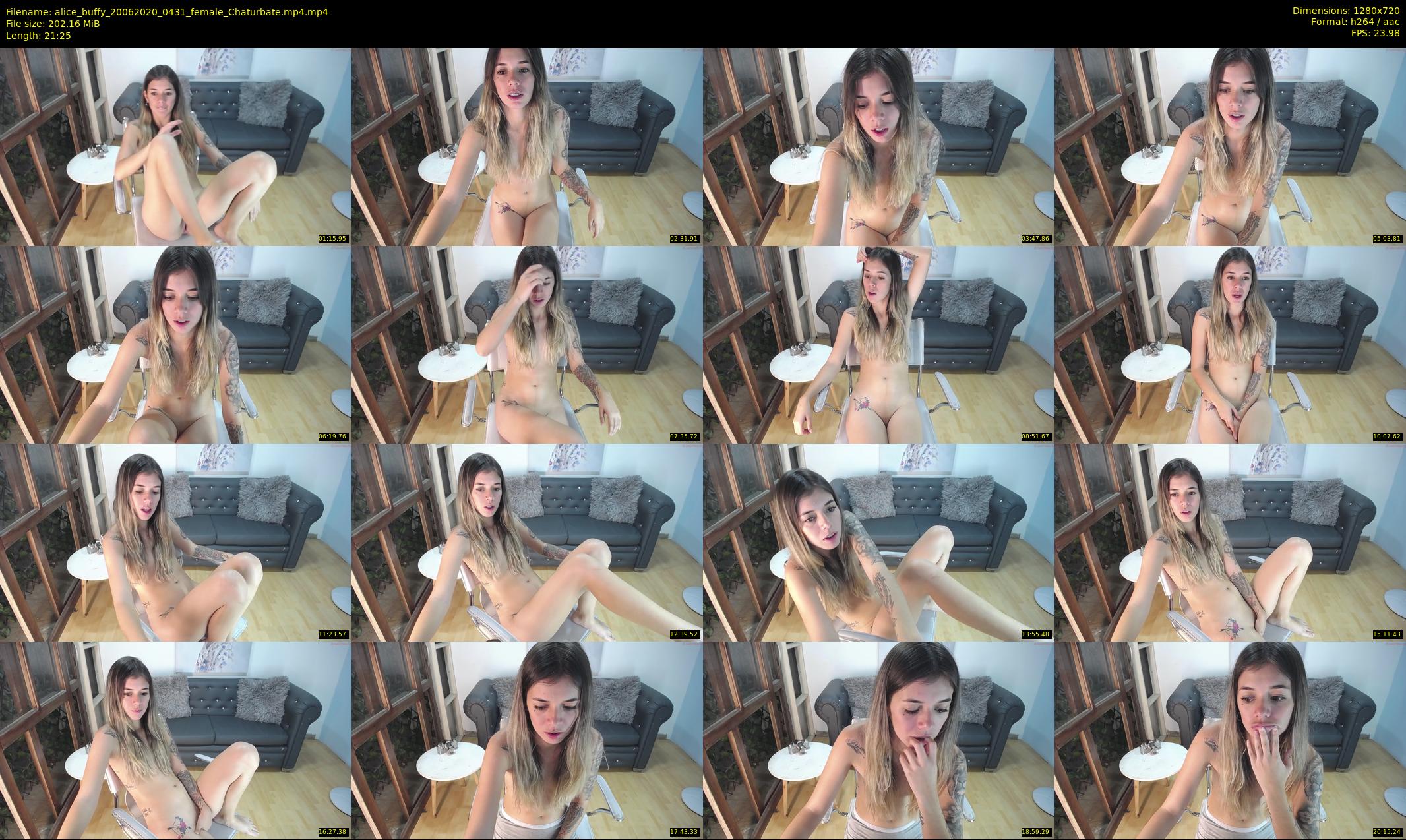alice_buffy — 22 minute Chaturbate female cam show recording, 720p, Jun 20, 2020
