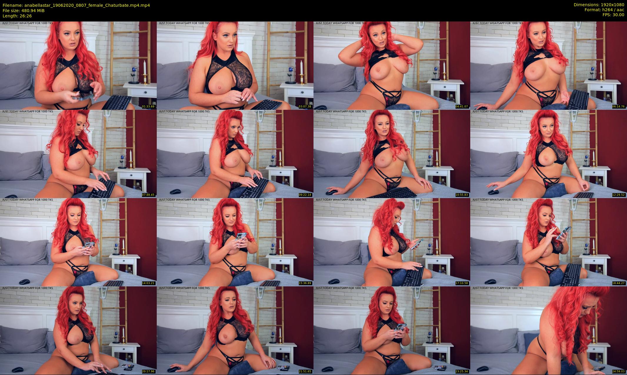 anabellastar — 27 minute Chaturbate female cam show recording, 1080p, Jun 19, 2020
