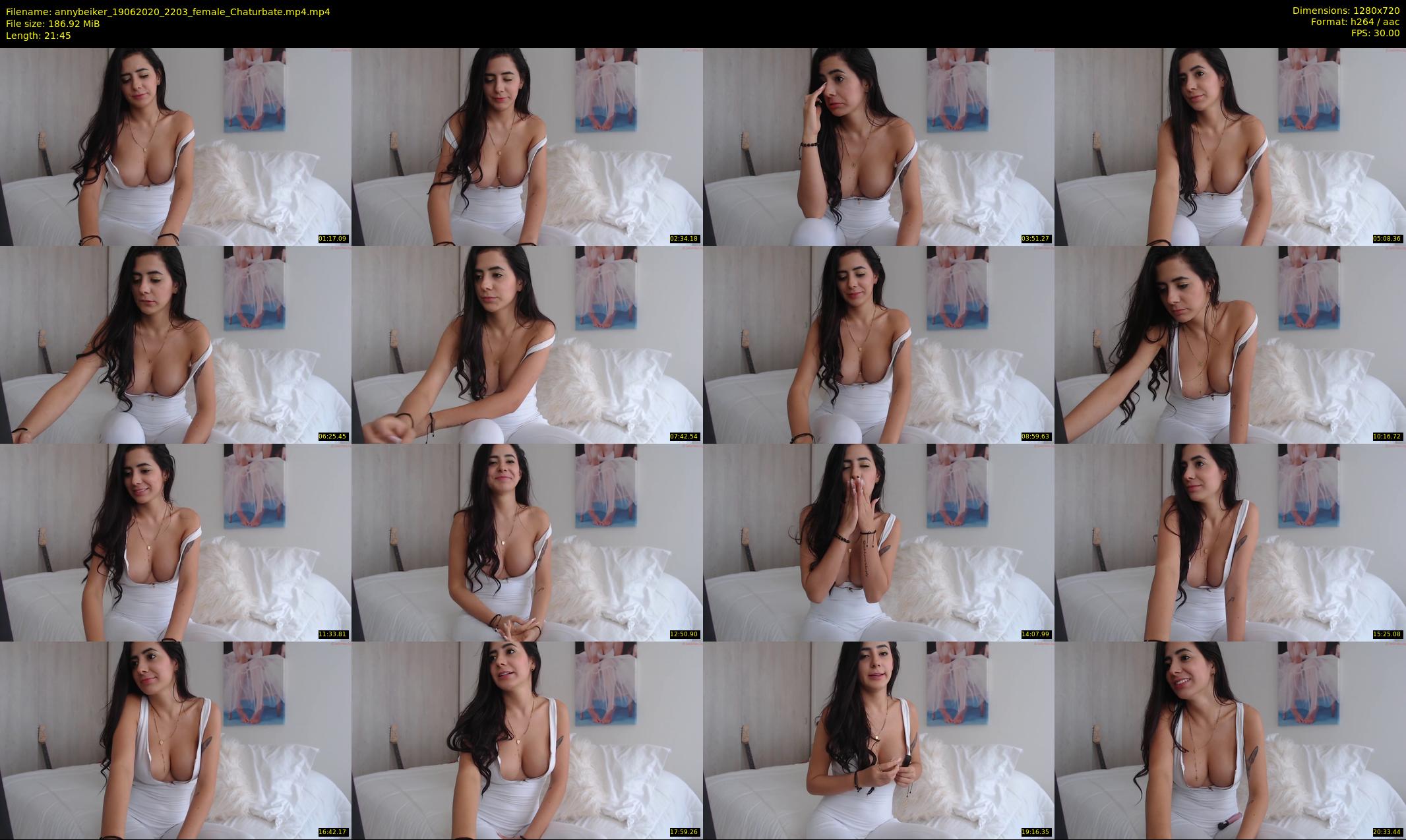 annybeiker — 22 minute Chaturbate female cam show recording, 720p, Jun 19, 2020
