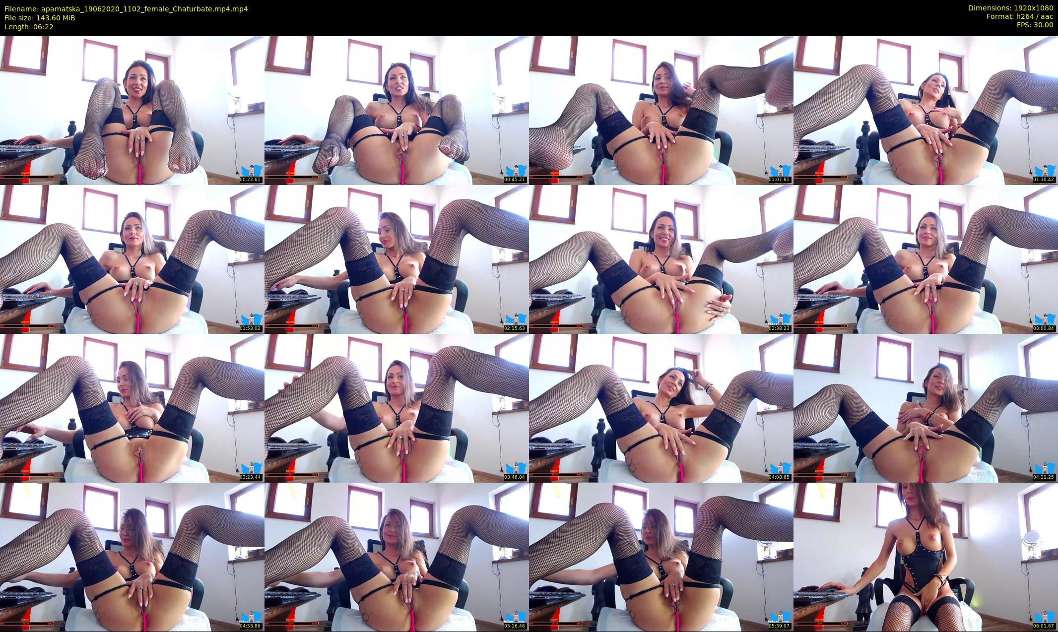 apamatska — 7 minute Chaturbate female cam show recording, 1080p, Jun 19, 2020