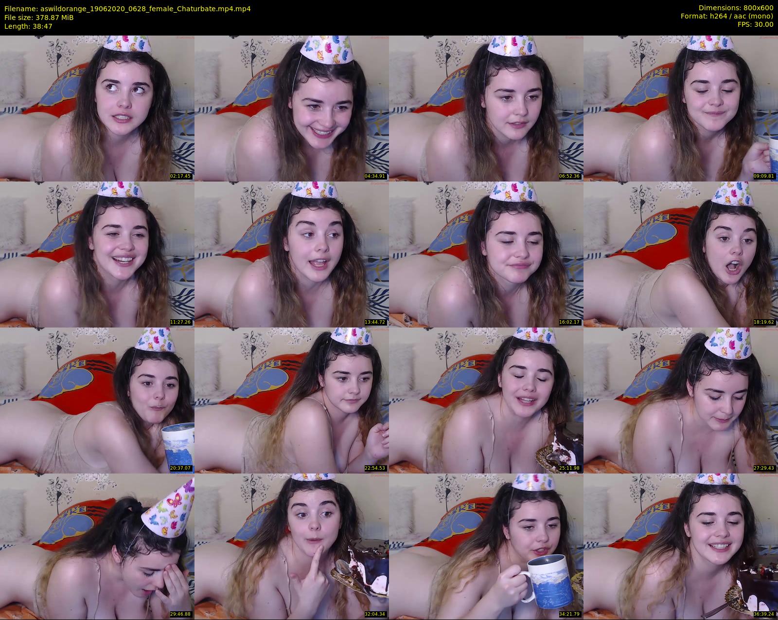 aswildorange — 39 minute Chaturbate female cam show recording, 480p, Jun 19, 2020