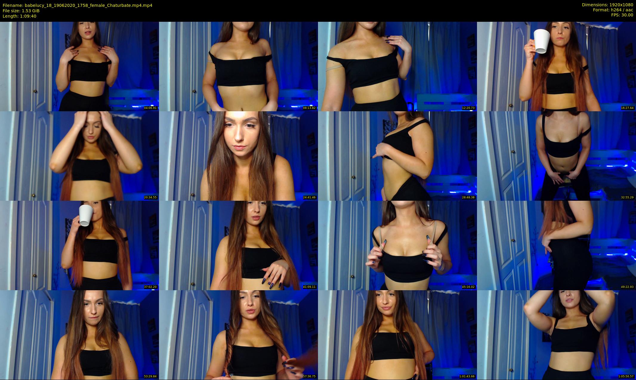babelucy_18 — 70 minute Chaturbate female cam show recording, 1080p, Jun 19, 2020