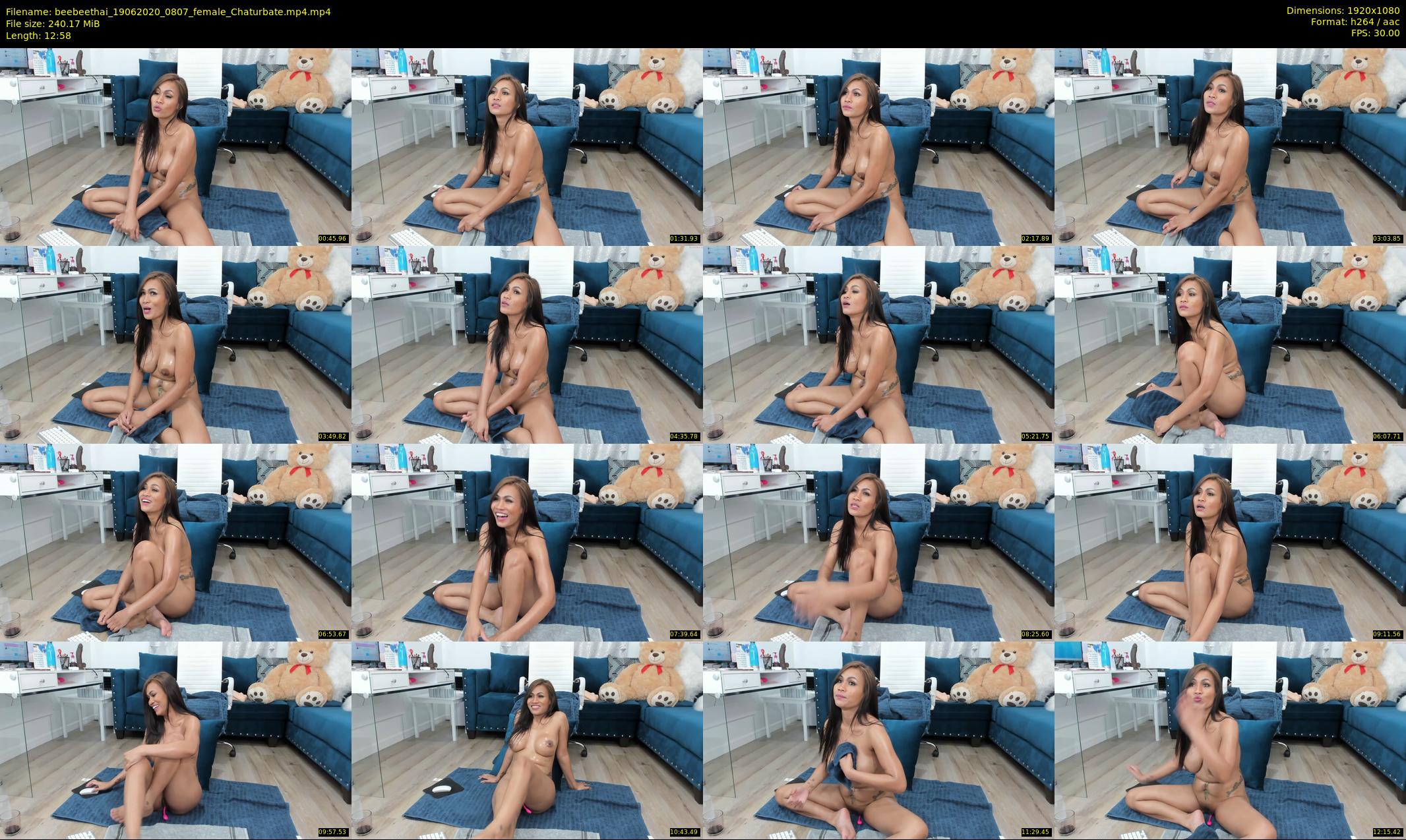 beebeethai — 13 minute Chaturbate female cam show recording, 1080p, Jun 19, 2020
