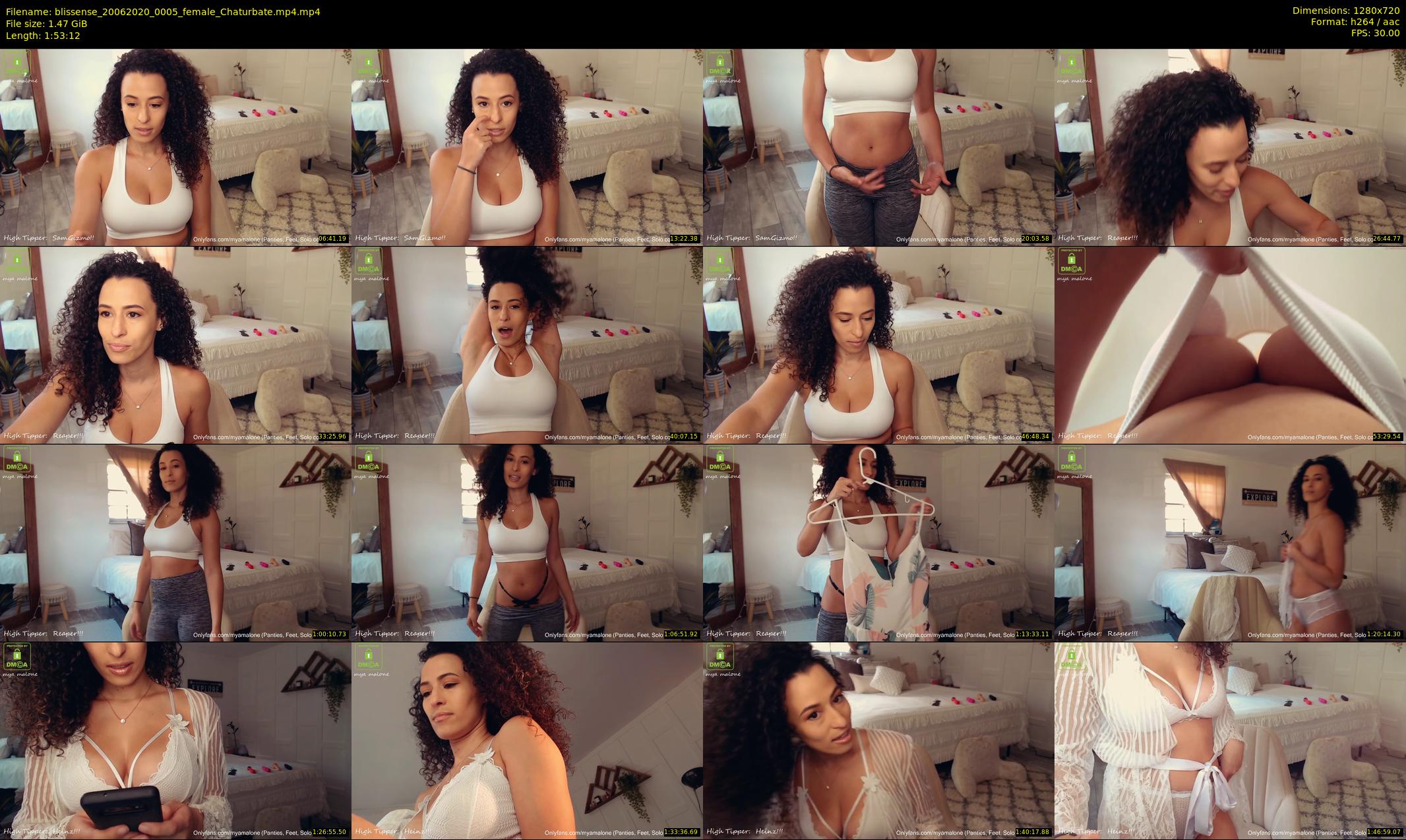 blissense — 114 minute Chaturbate female cam show recording, 720p, Jun 20, 2020