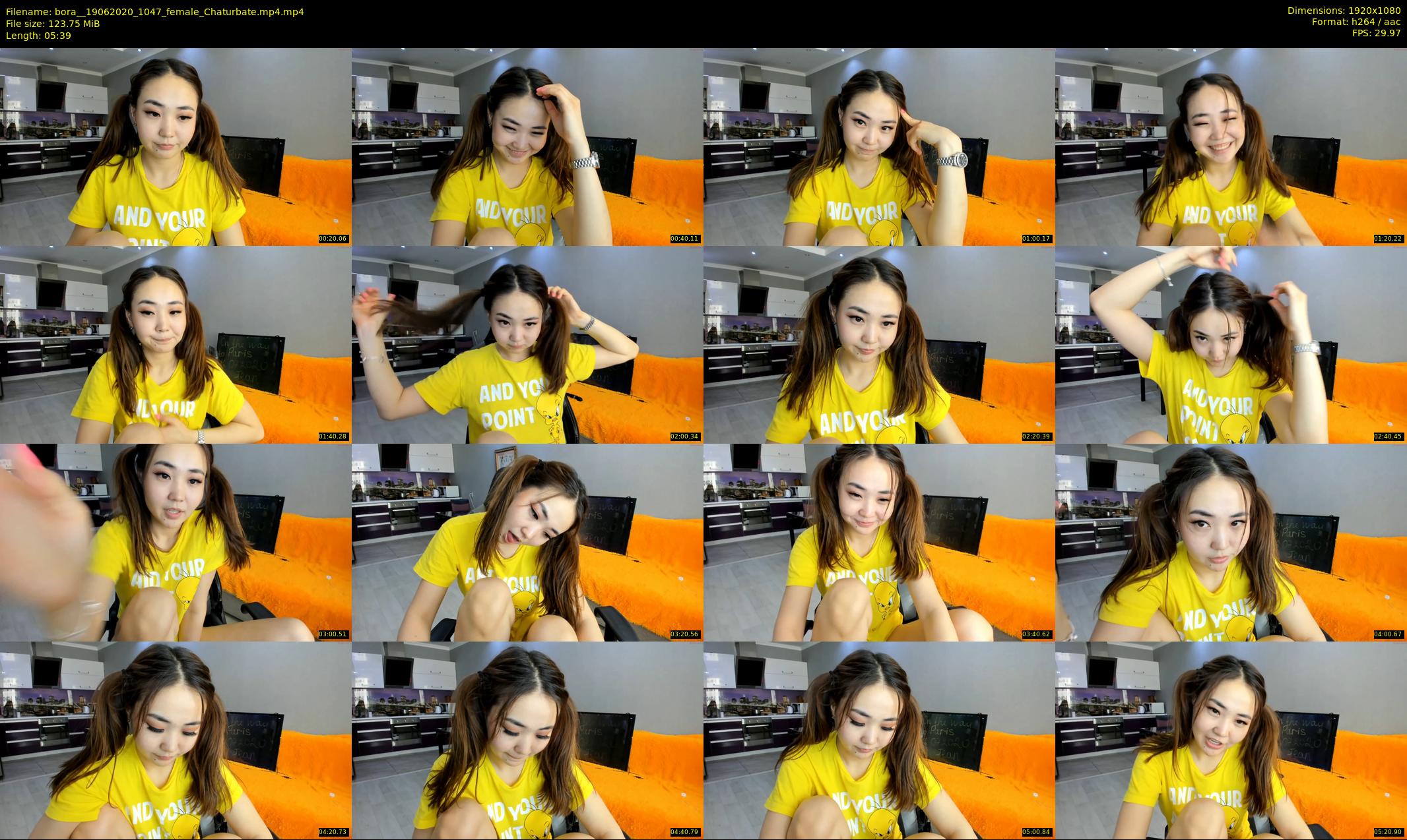 bora_ — 6 minute Chaturbate female cam show recording, 1080p, Jun 19, 2020