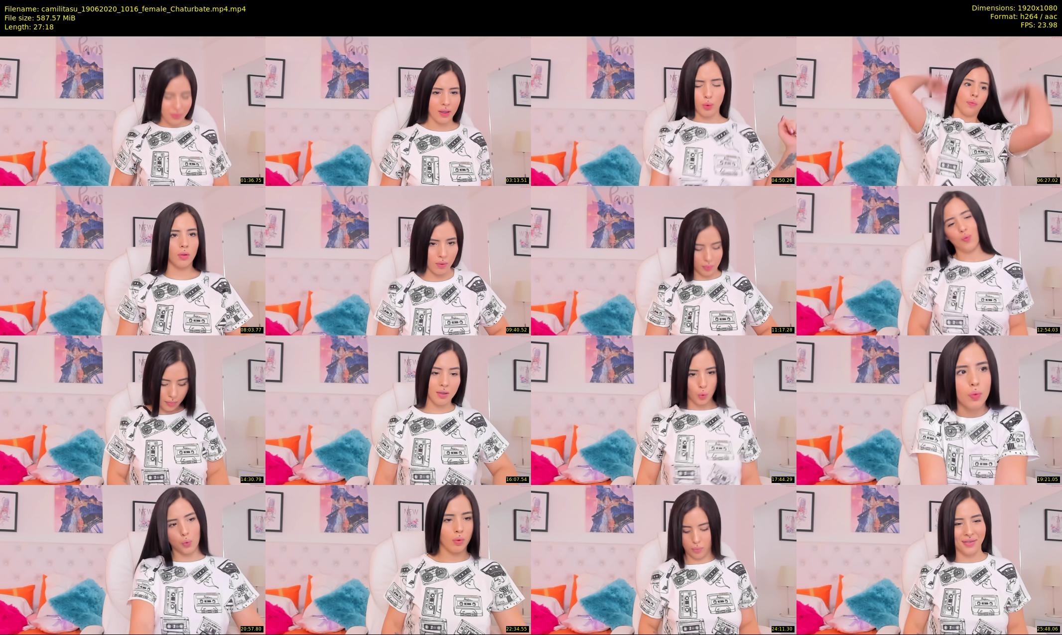 camilitasu — 28 minute Chaturbate female cam show recording, 1080p, Jun 19, 2020