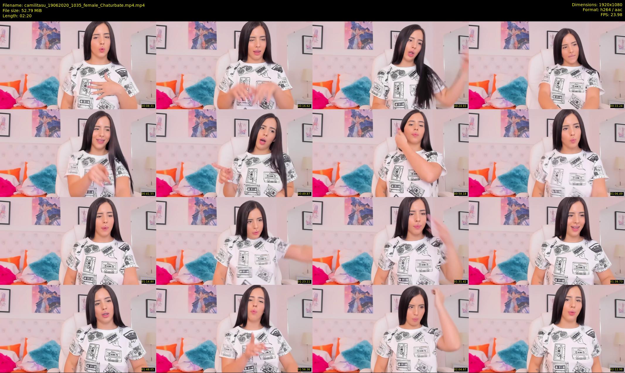 camilitasu — 3 minute Chaturbate female cam show recording, 1080p, Jun 19, 2020