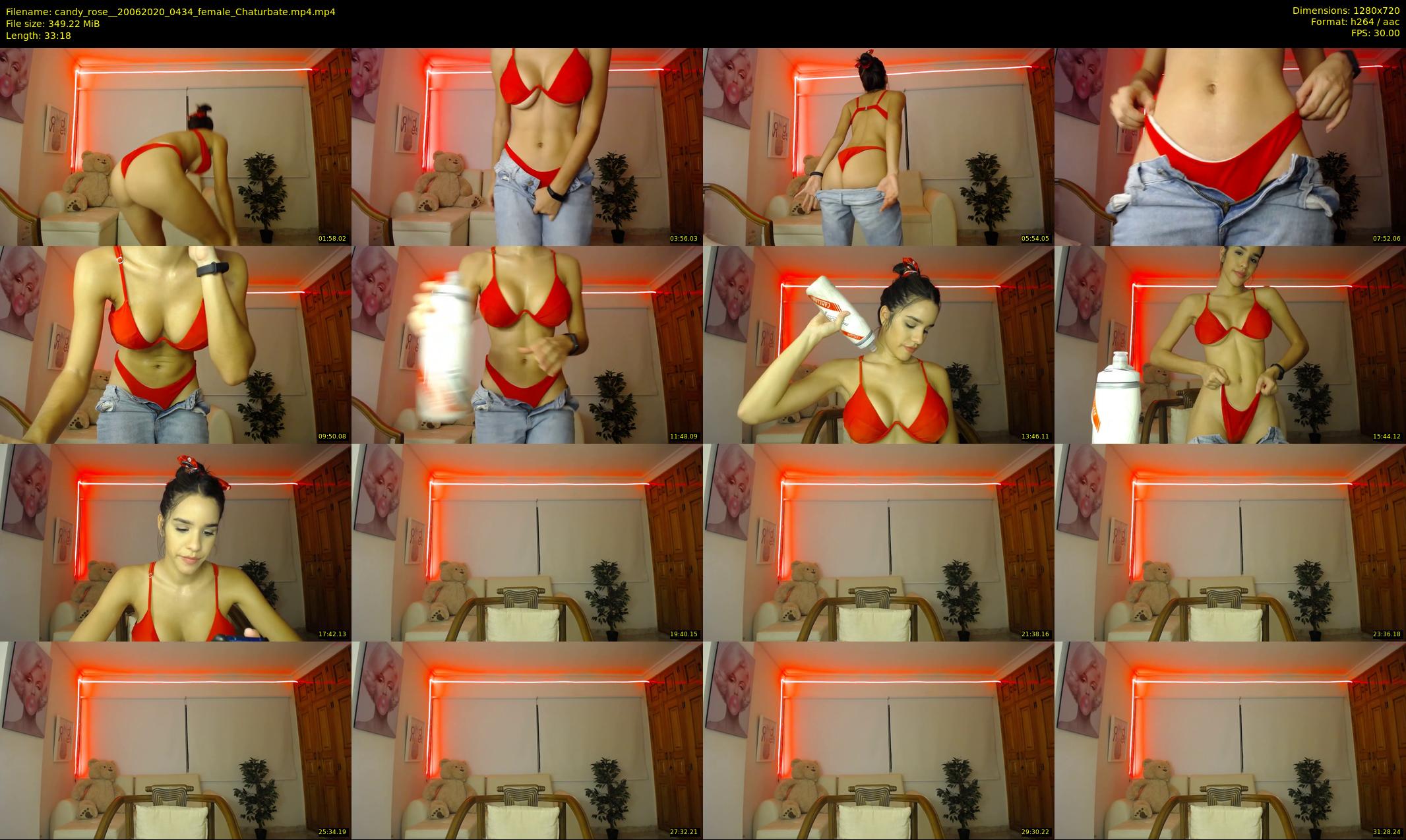 candy_rose_ — 34 minute Chaturbate female cam show recording, 720p, Jun 20, 2020