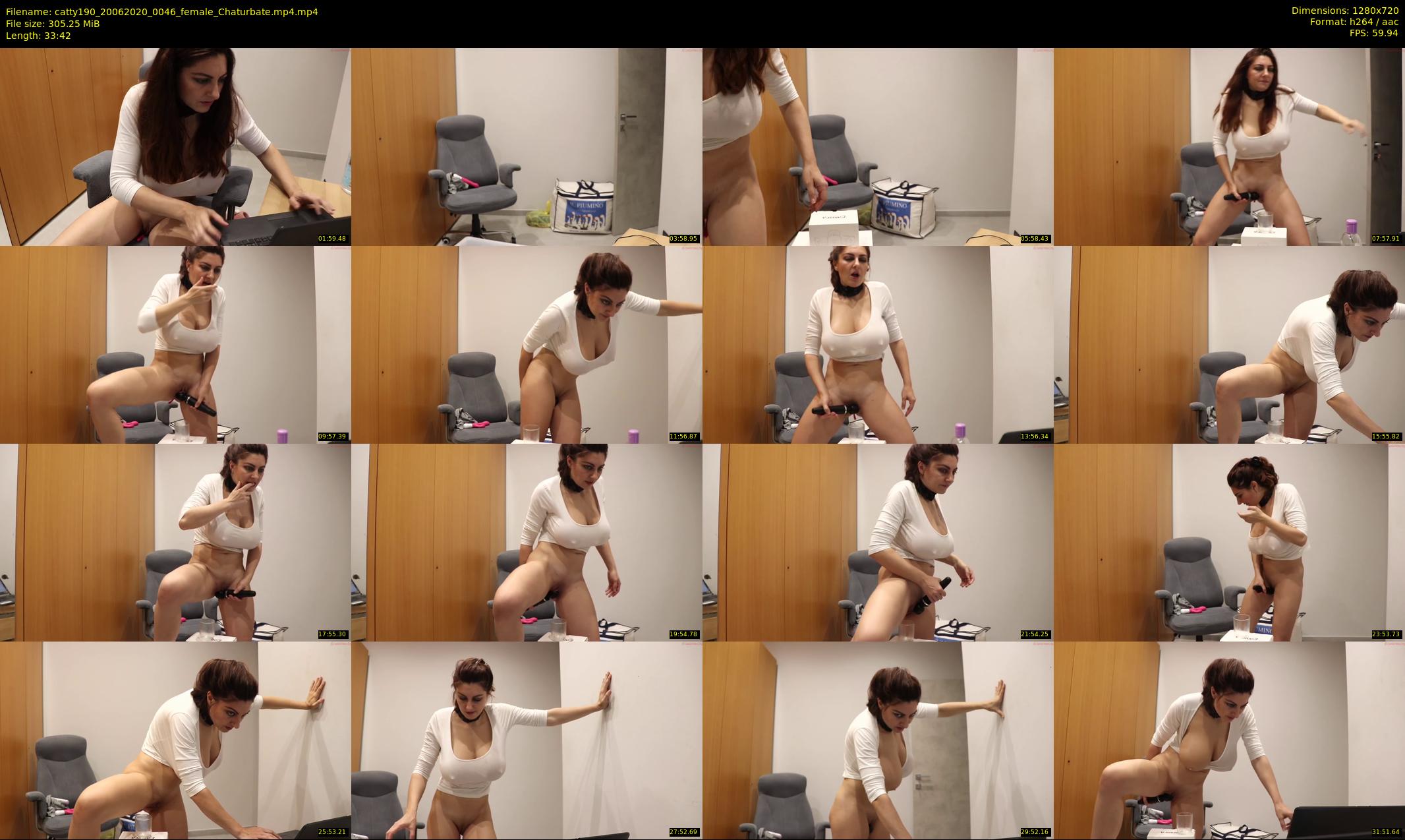 catty190 — 34 minute Chaturbate female cam show recording, 720p, Jun 20, 2020