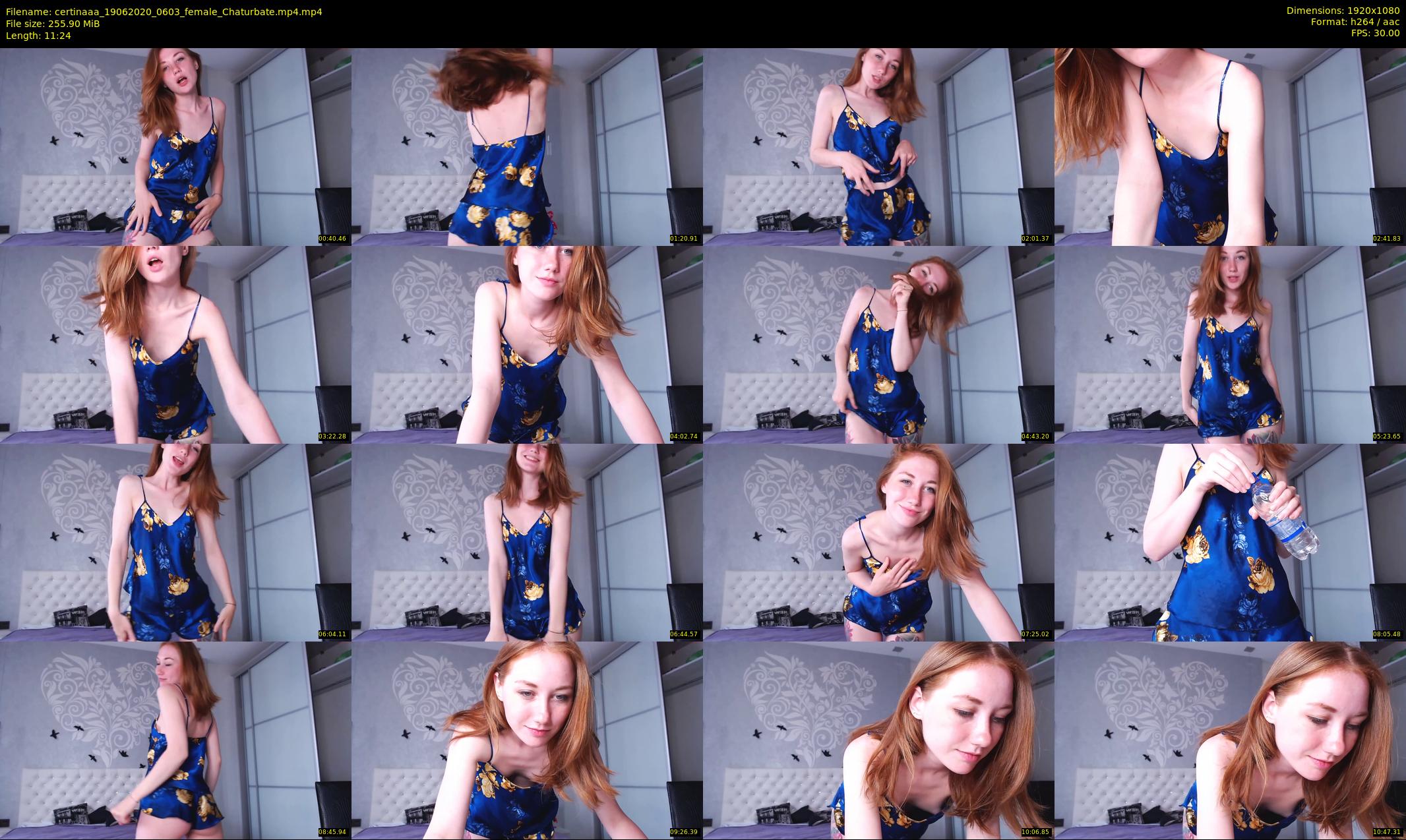 certinaaa — 12 minute Chaturbate female cam show recording, 1080p, Jun 19, 2020