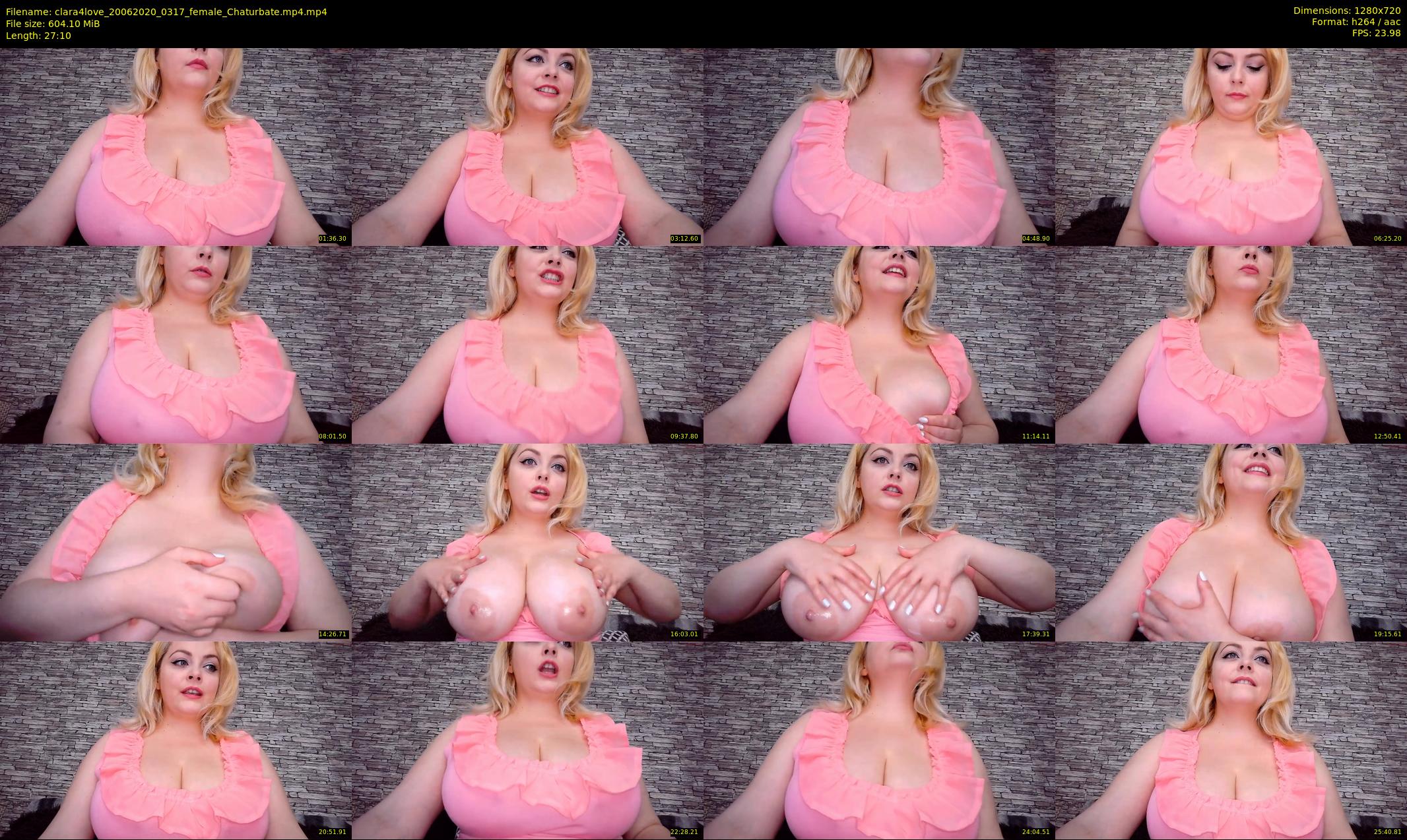 clara4love — 28 minute Chaturbate female cam show recording, 720p, Jun 20, 2020