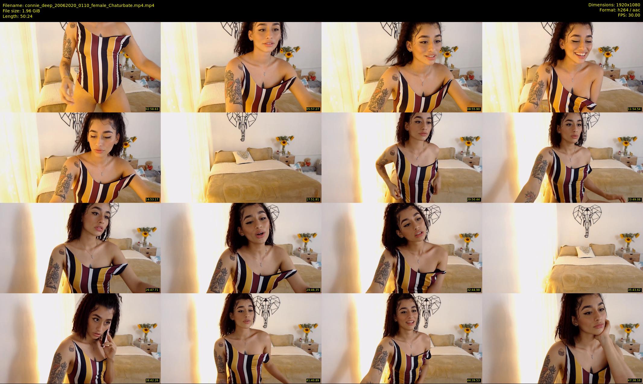 connie_deep — 51 minute Chaturbate female cam show recording, 1080p, Jun 20, 2020