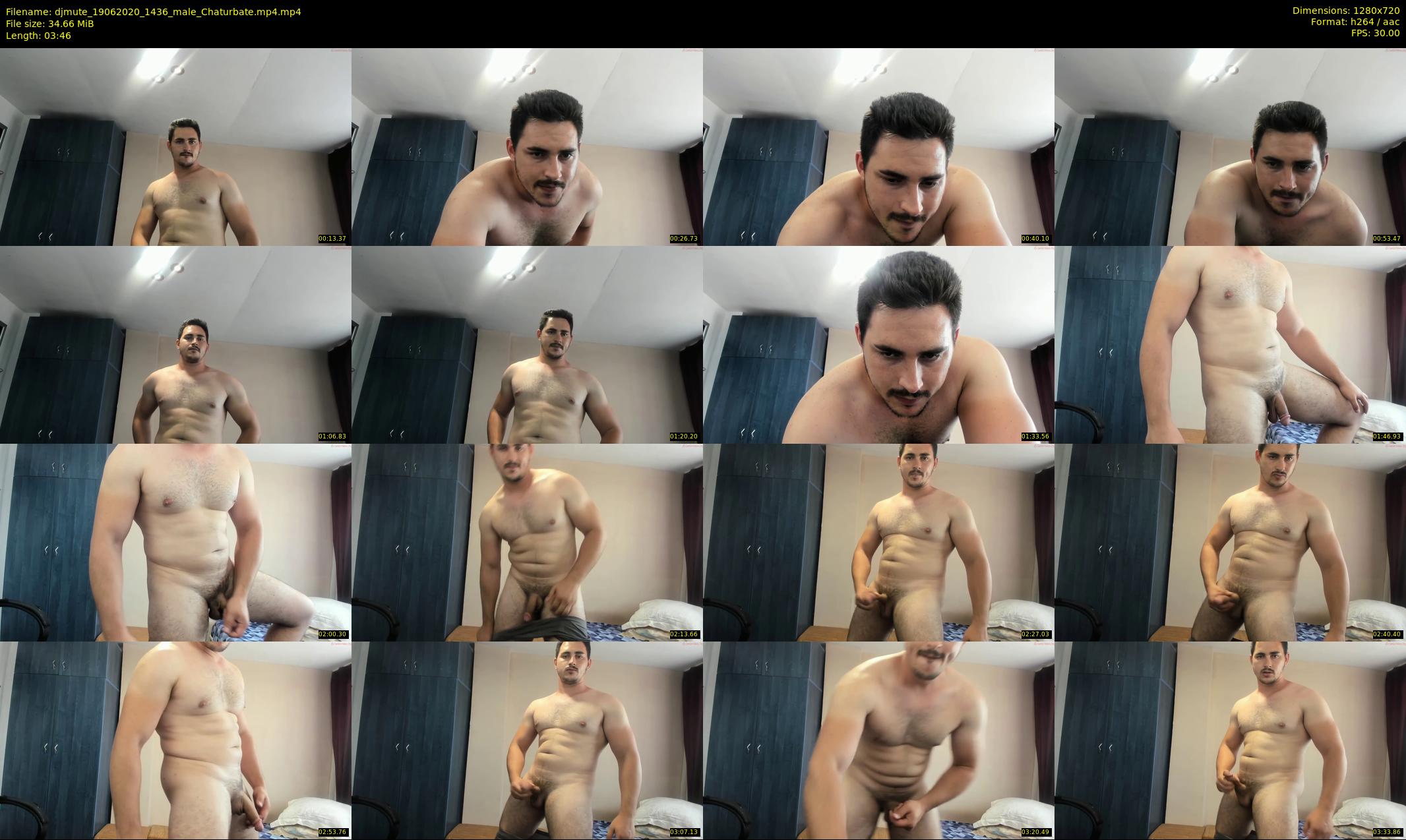 djmute — 4 minute Chaturbate male cam show recording, 720p, Jun 19, 2020