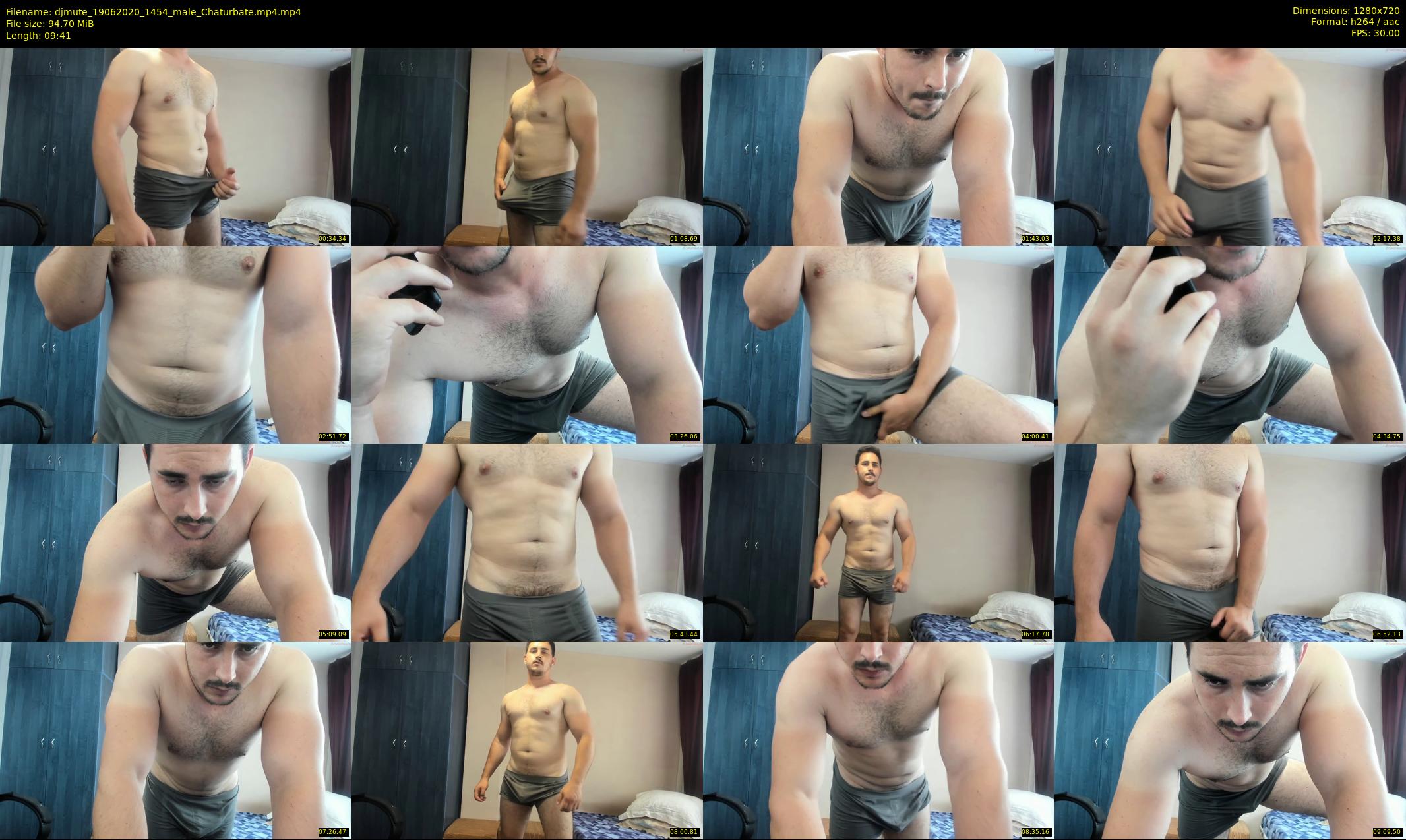 djmute — 10 minute Chaturbate male cam show recording, 720p, Jun 19, 2020
