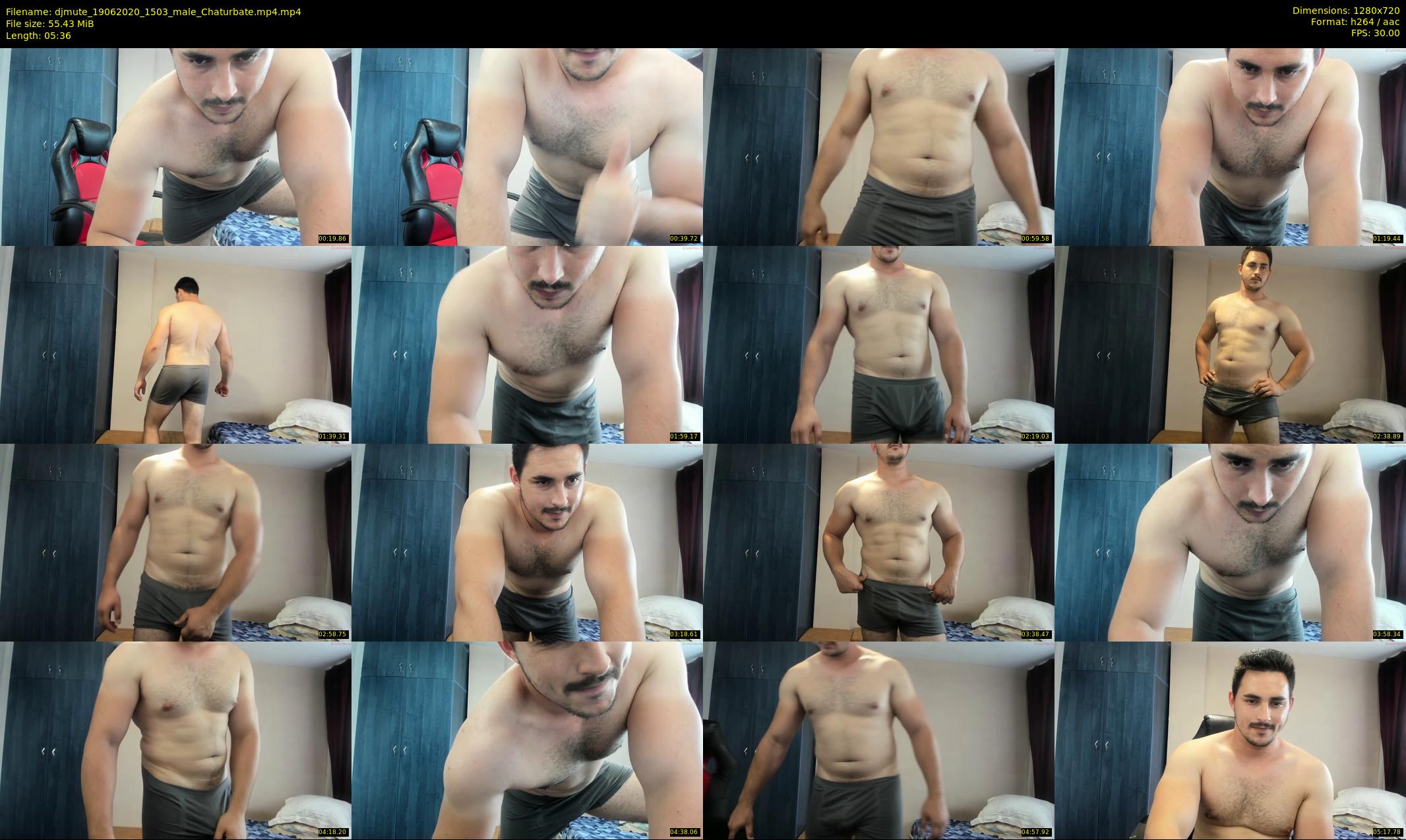 djmute — 6 minute Chaturbate male cam show recording, 720p, Jun 19, 2020