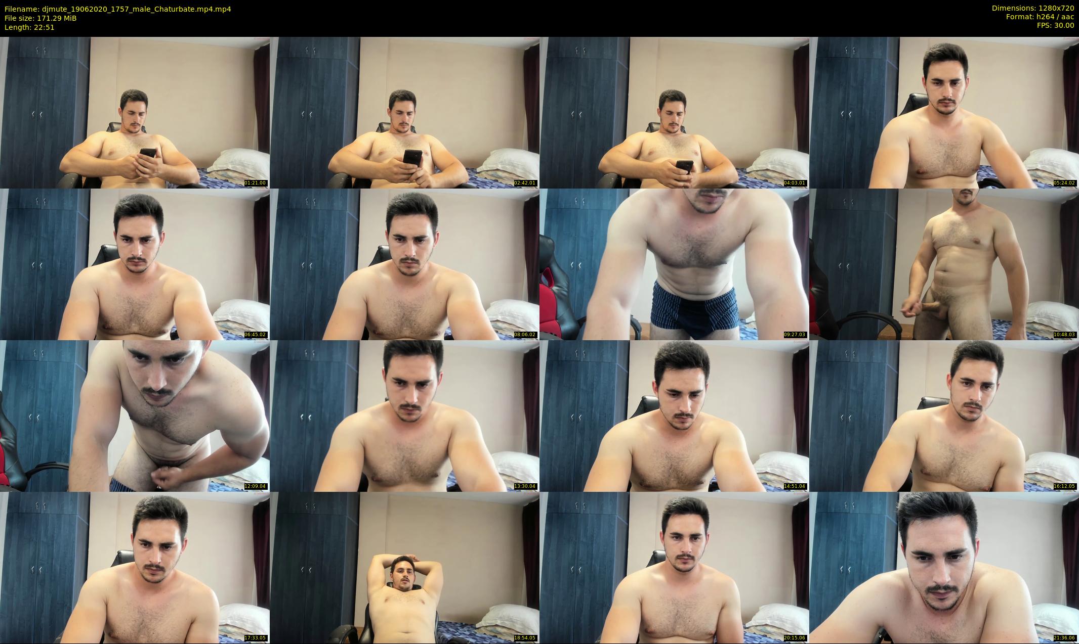 djmute — 23 minute Chaturbate male cam show recording, 720p, Jun 19, 2020