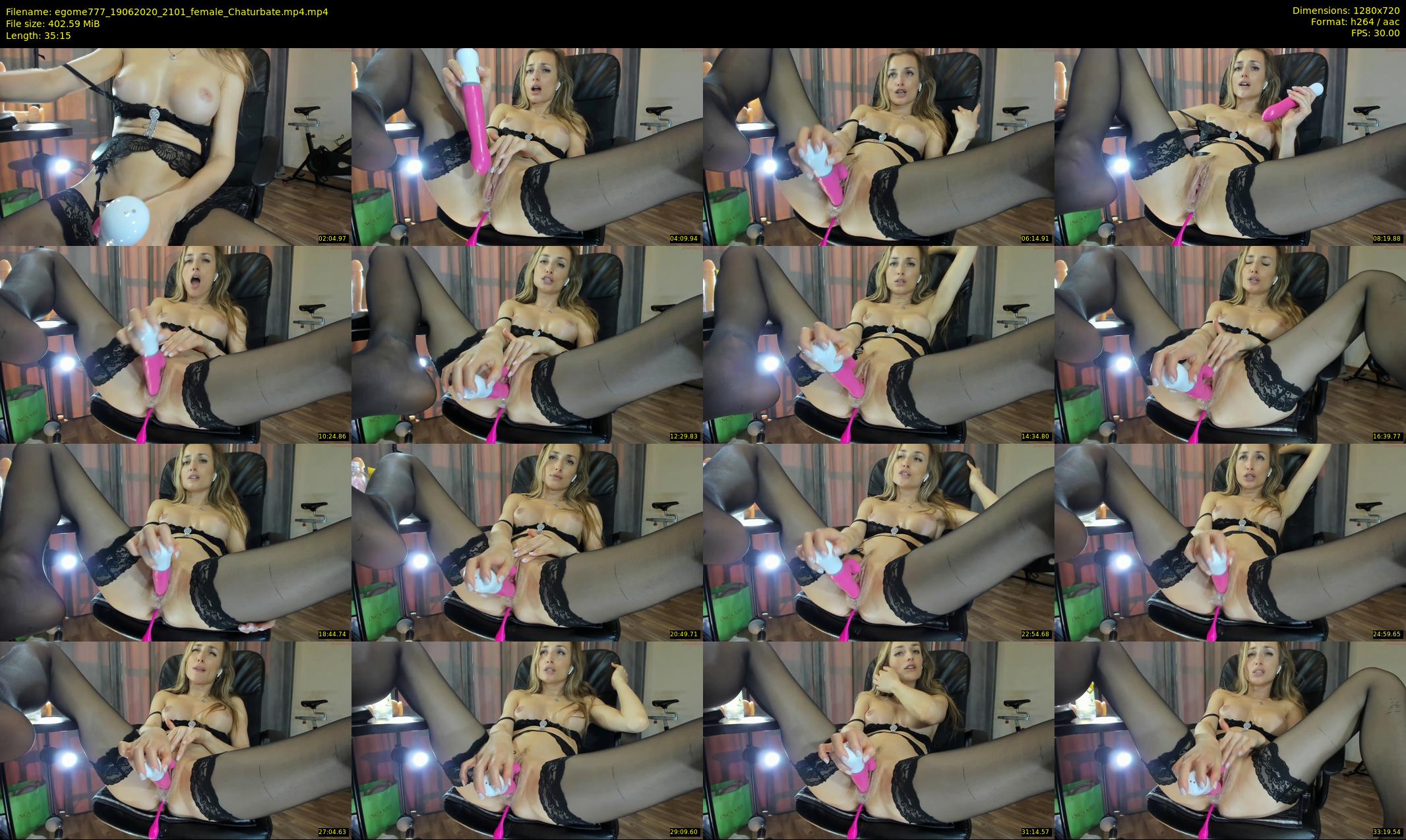 egome777 — 36 minute Chaturbate female cam show recording, 720p, Jun 19, 2020
