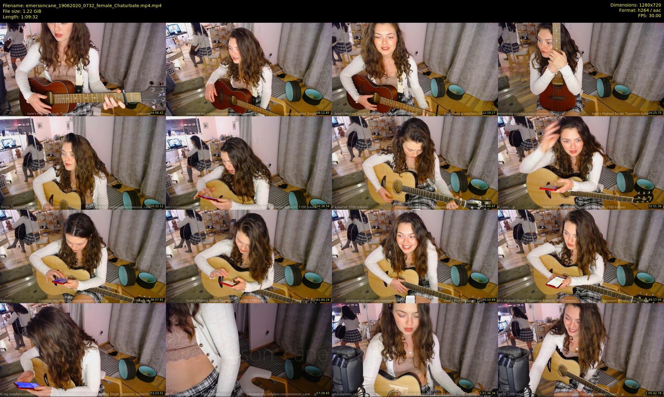 emersoncane — 70 minute Chaturbate female cam show recording, 720p, Jun 19, 2020