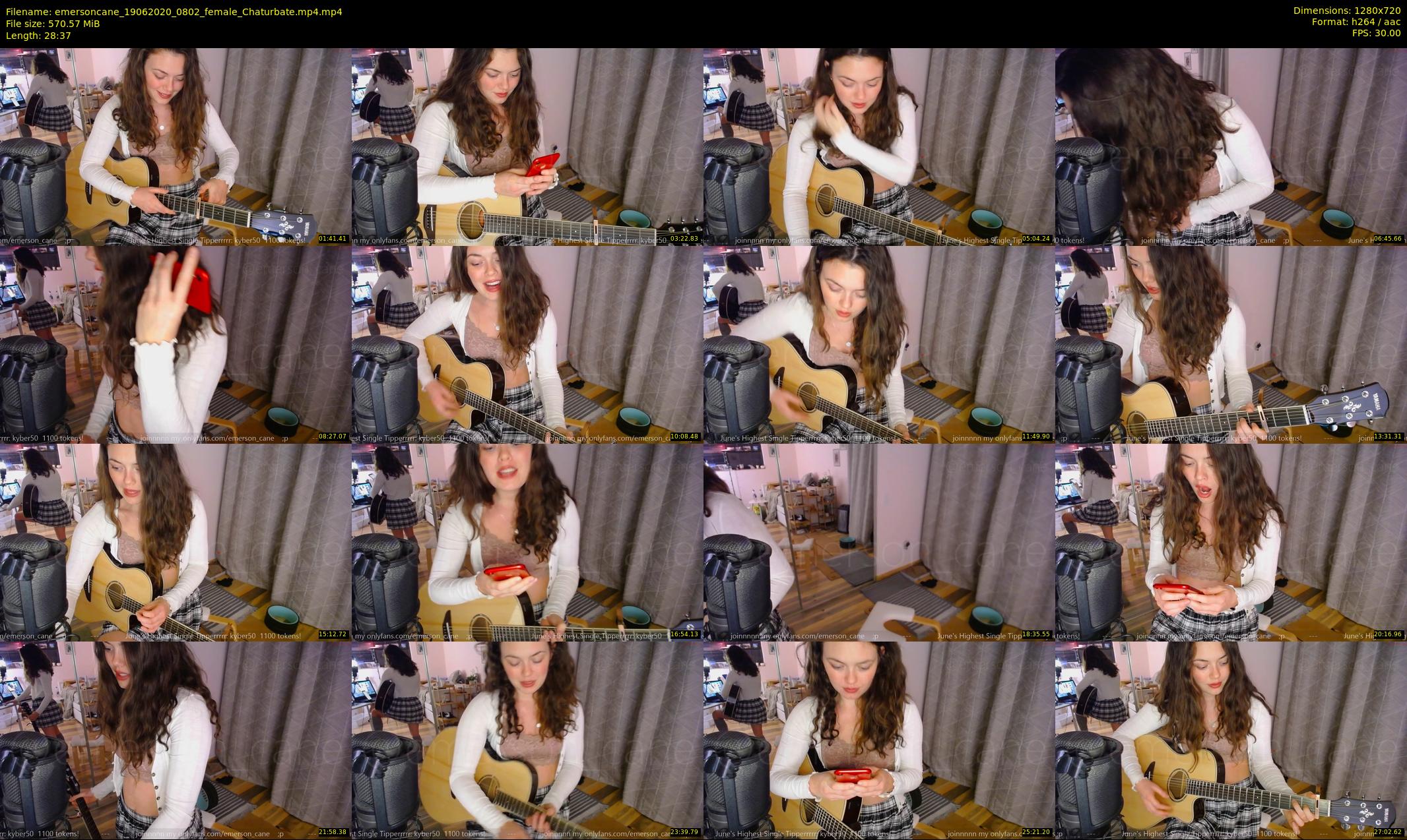 emersoncane — 29 minute Chaturbate female cam show recording, 720p, Jun 19, 2020