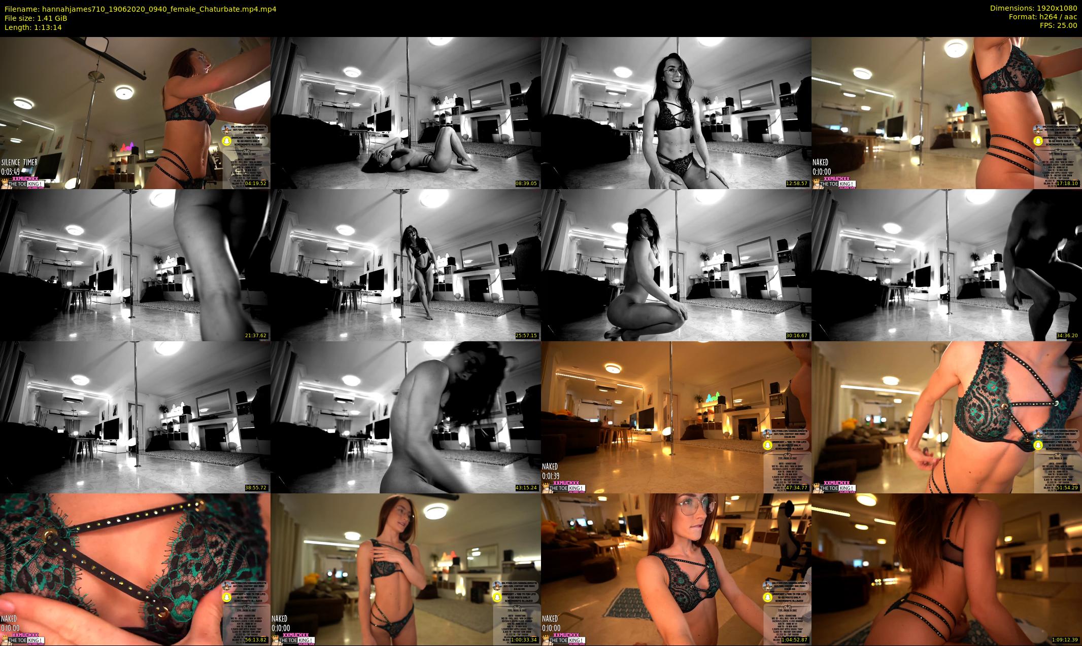hannahjames710 — 74 minute Chaturbate female cam show recording, 1080p, Jun 19, 2020