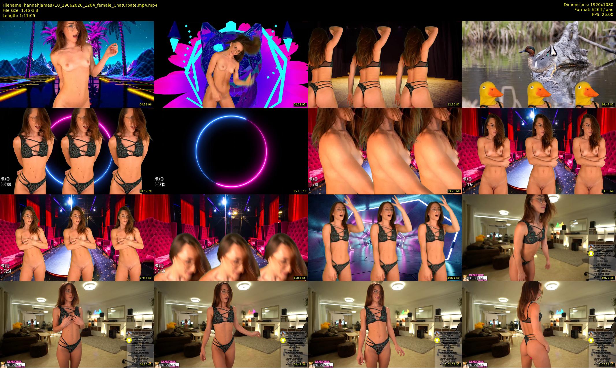 hannahjames710 — 72 minute Chaturbate female cam show recording, 1080p, Jun 19, 2020