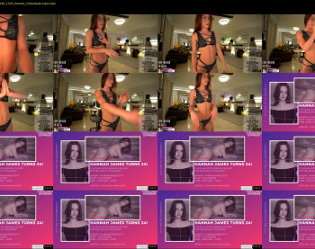hannahjames710 — 7 minute Chaturbate female cam show recording, 1080p, Jun 19, 2020