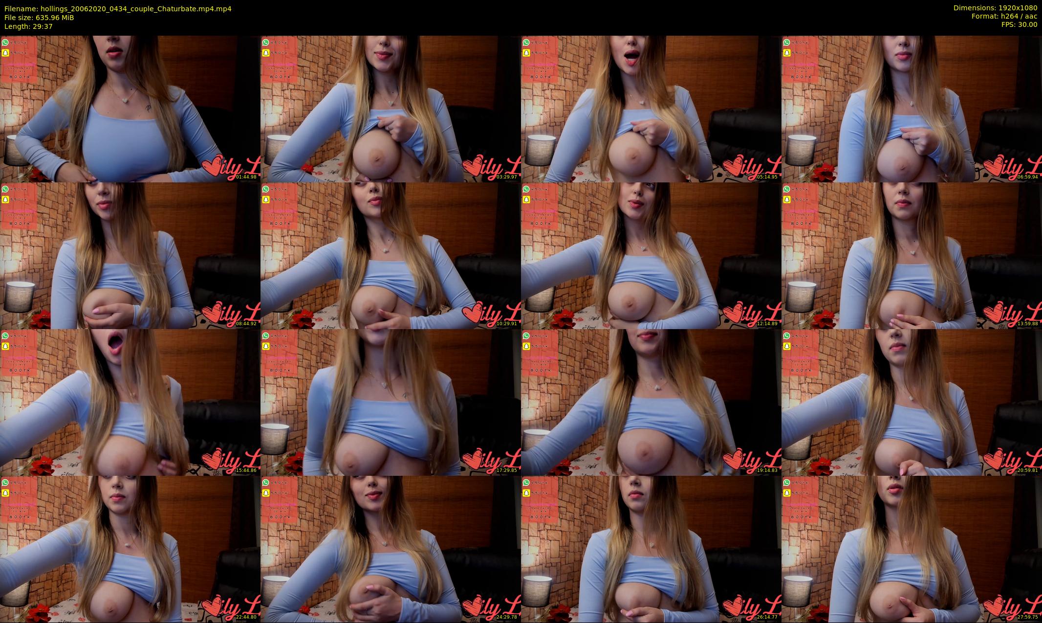 hollings — 30 minute Chaturbate couple cam show recording, 1080p, Jun 20, 2020