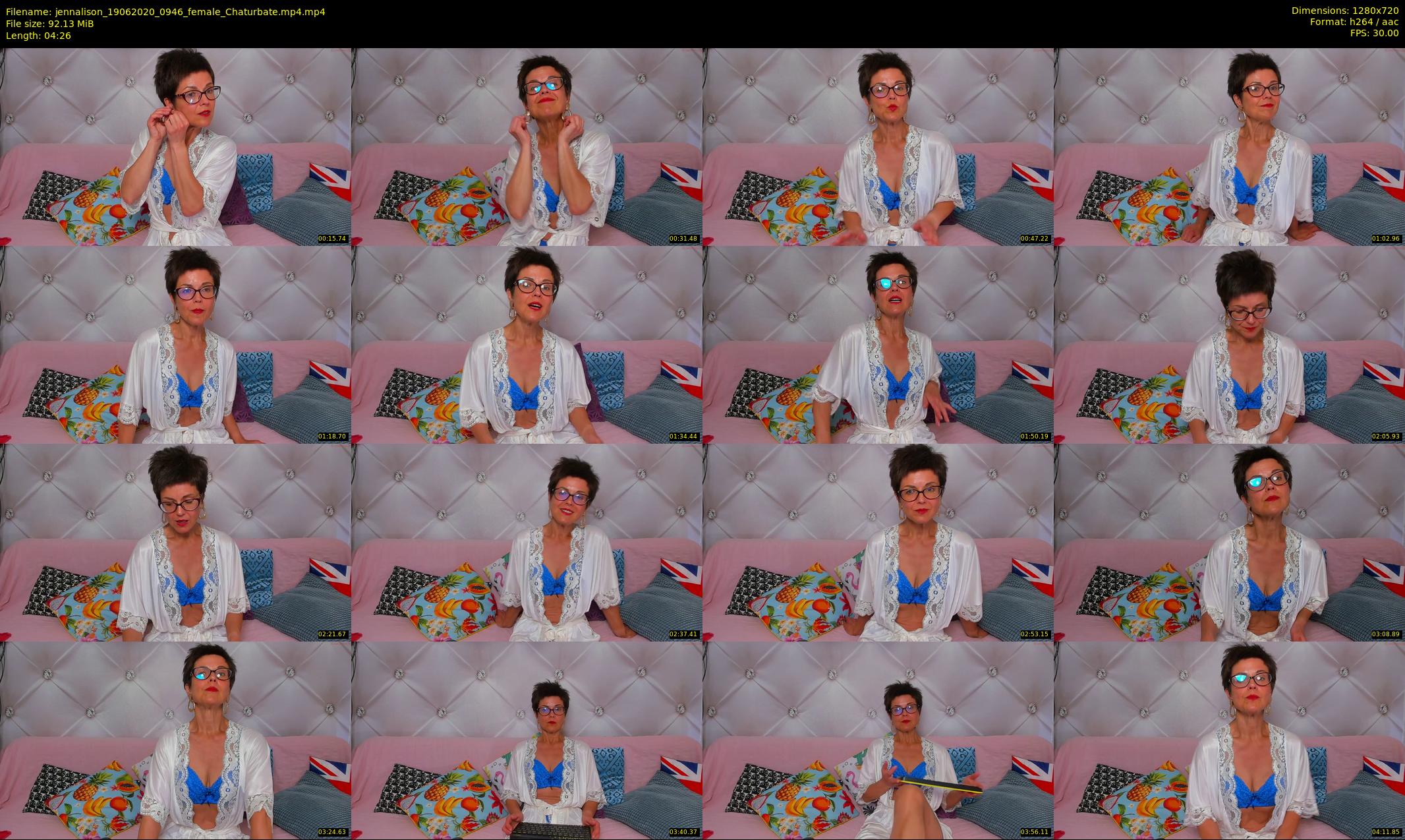 jennalison — 5 minute Chaturbate female cam show recording, 720p, Jun 19, 2020