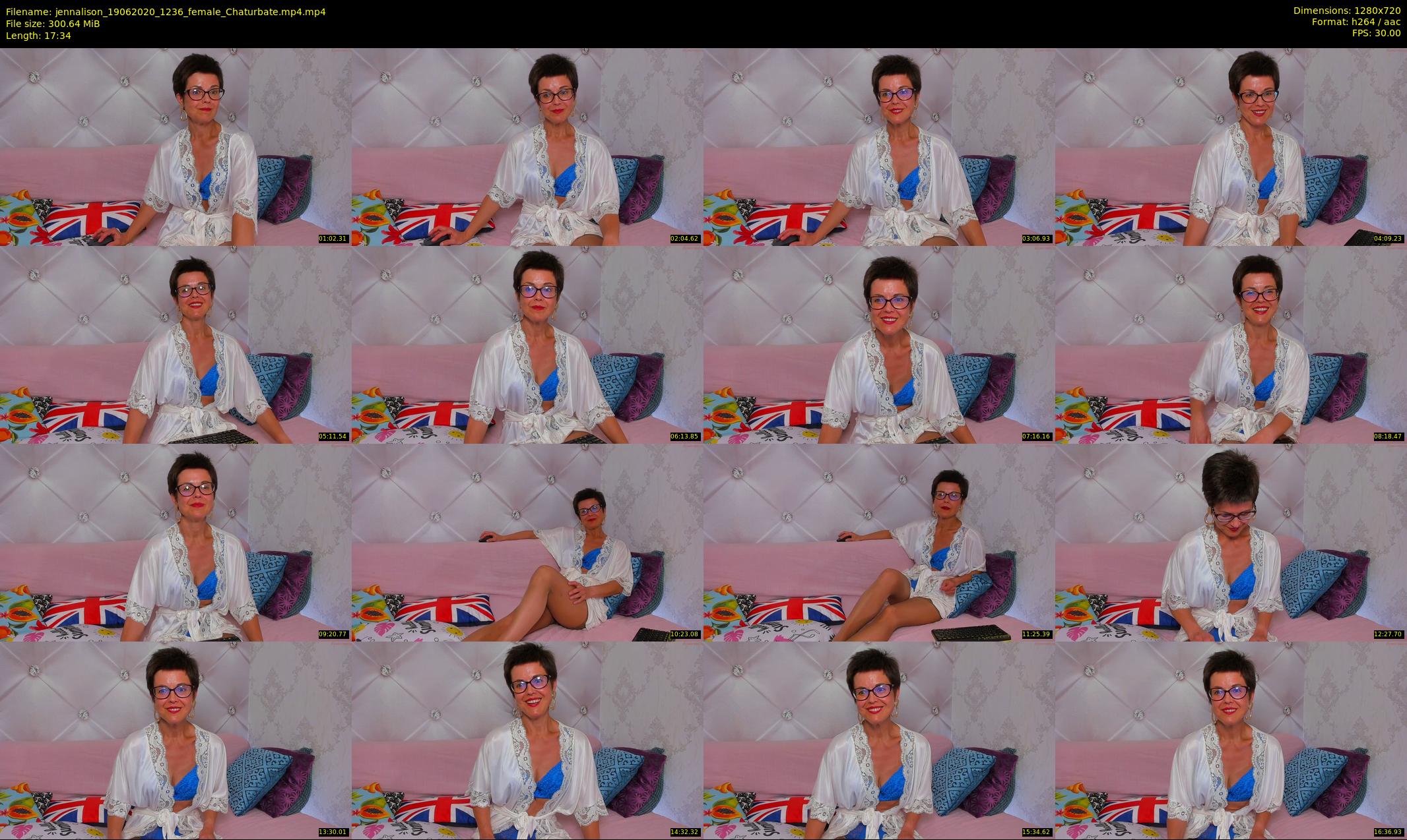 jennalison — 18 minute Chaturbate female cam show recording, 720p, Jun 19, 2020