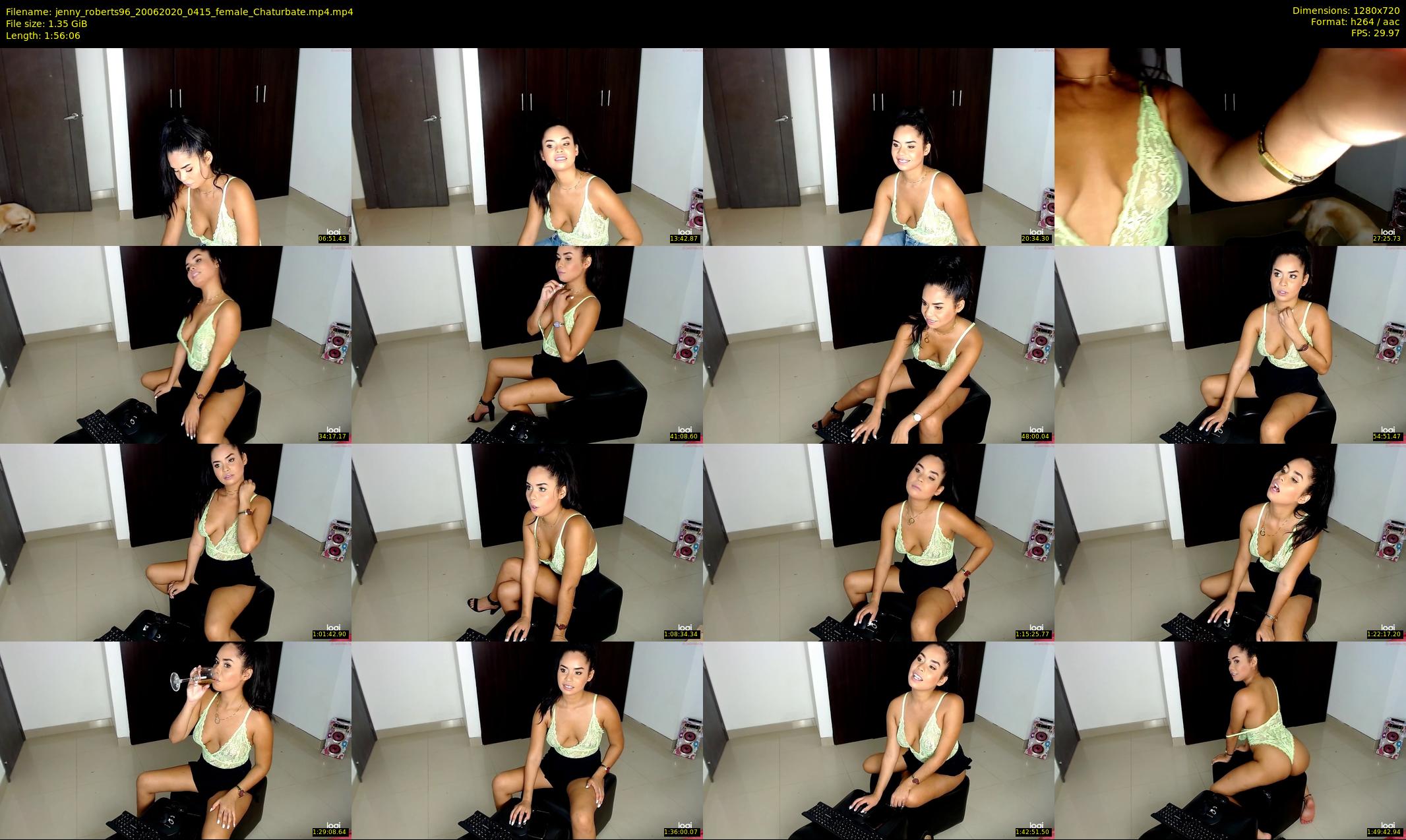 jenny_roberts96 — 117 minute Chaturbate female cam show recording, 720p, Jun 20, 2020