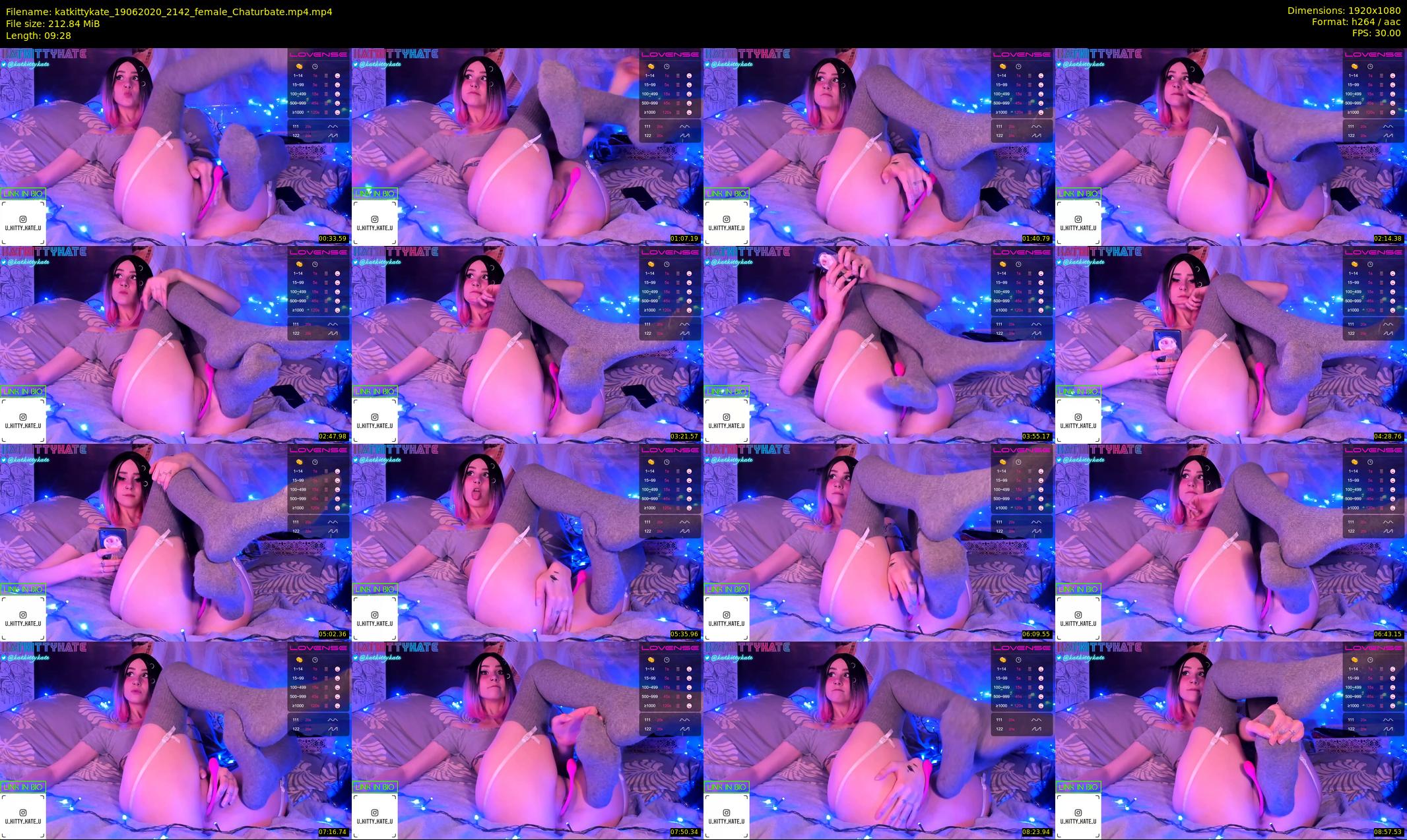 katkittykate — 10 minute Chaturbate female cam show recording, 1080p, Jun 19, 2020