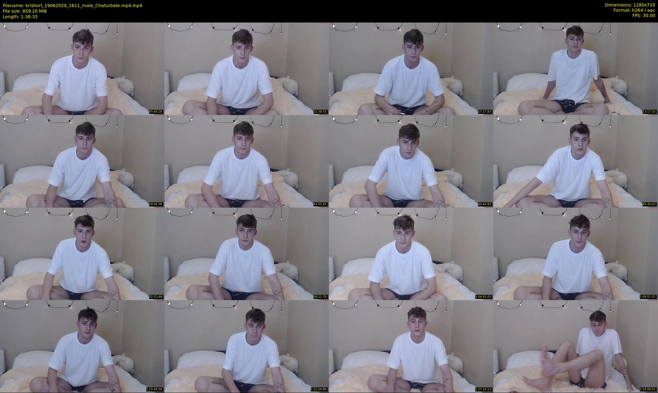 krishort — 99 minute Chaturbate male cam show recording, 720p, Jun 19, 2020