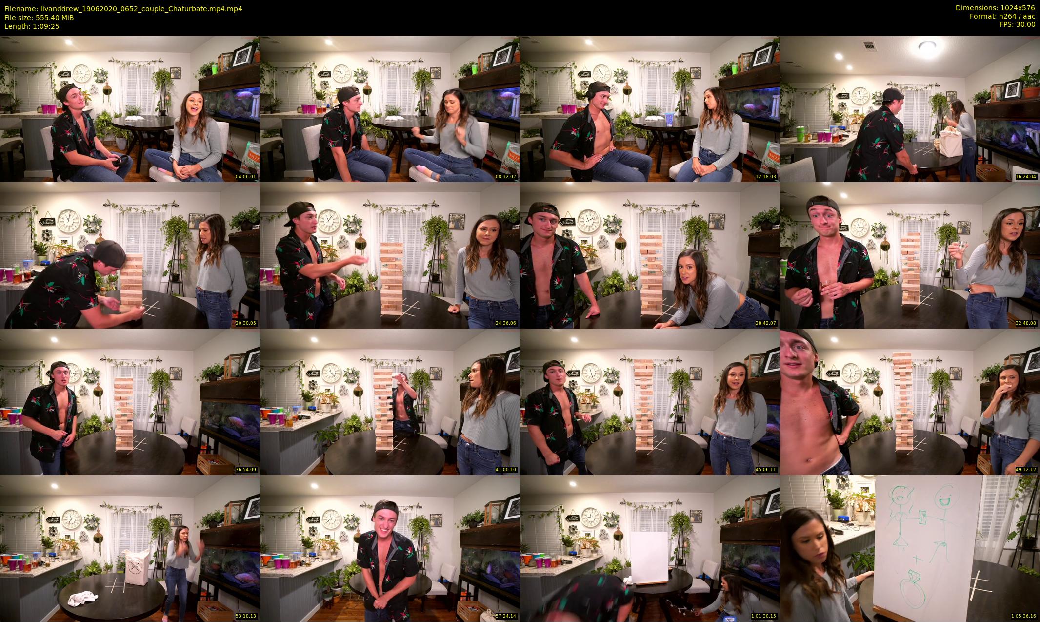 livanddrew — 70 minute Chaturbate couple cam show recording, 480p, Jun 19, 2020