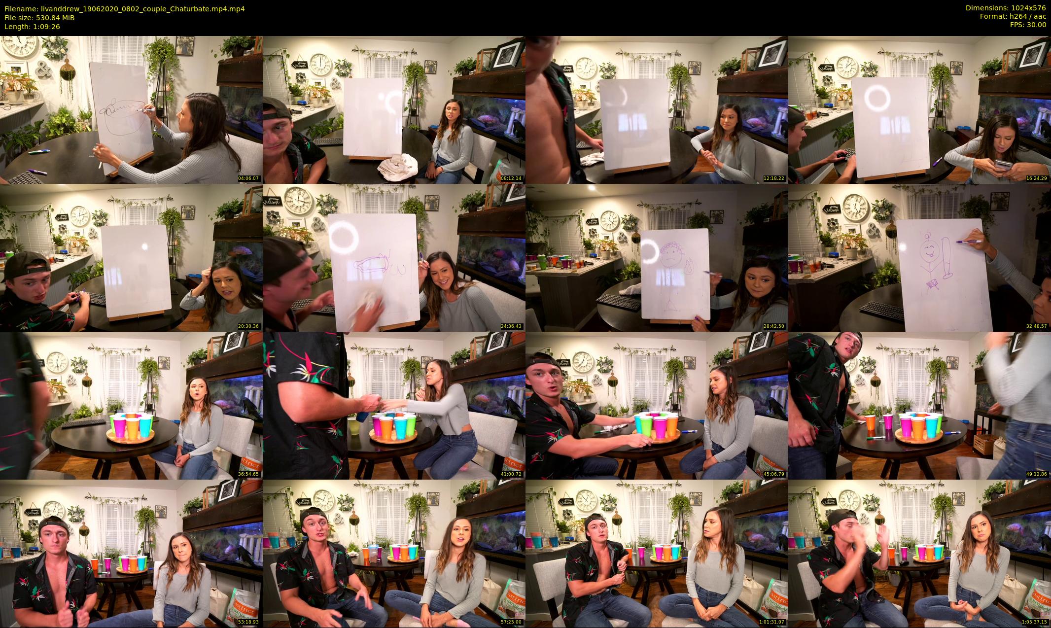 livanddrew — 70 minute Chaturbate couple cam show recording, 480p, Jun 19, 2020