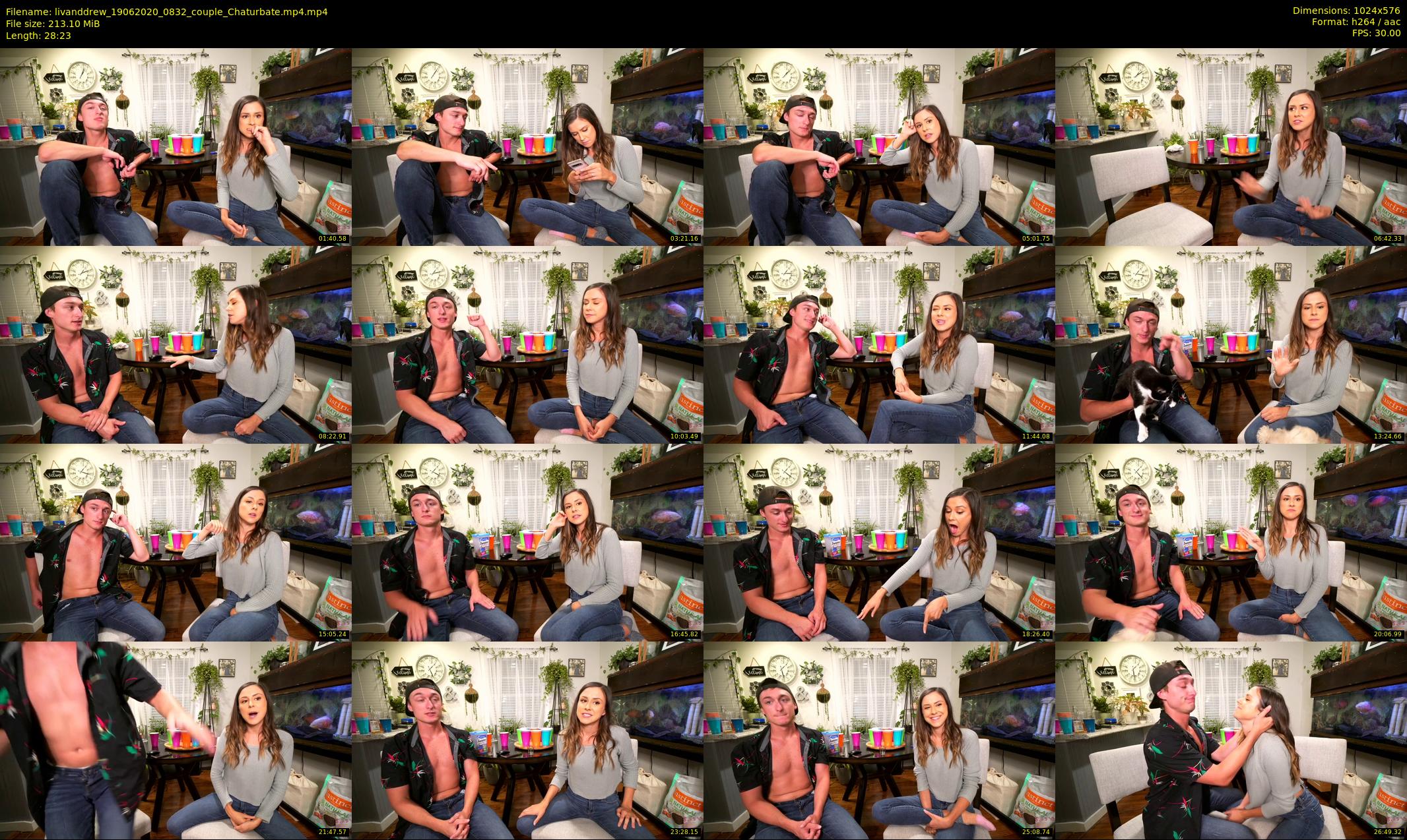 livanddrew — 29 minute Chaturbate couple cam show recording, 480p, Jun 19, 2020