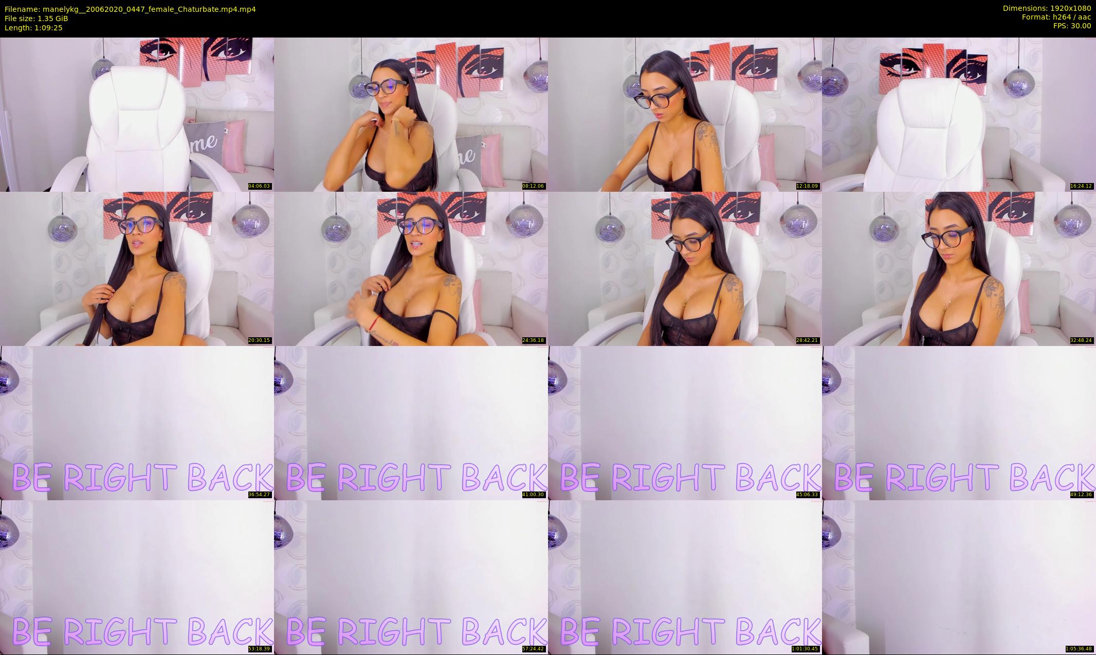 manelykg_ — 70 minute Chaturbate female cam show recording, 1080p, Jun 20, 2020