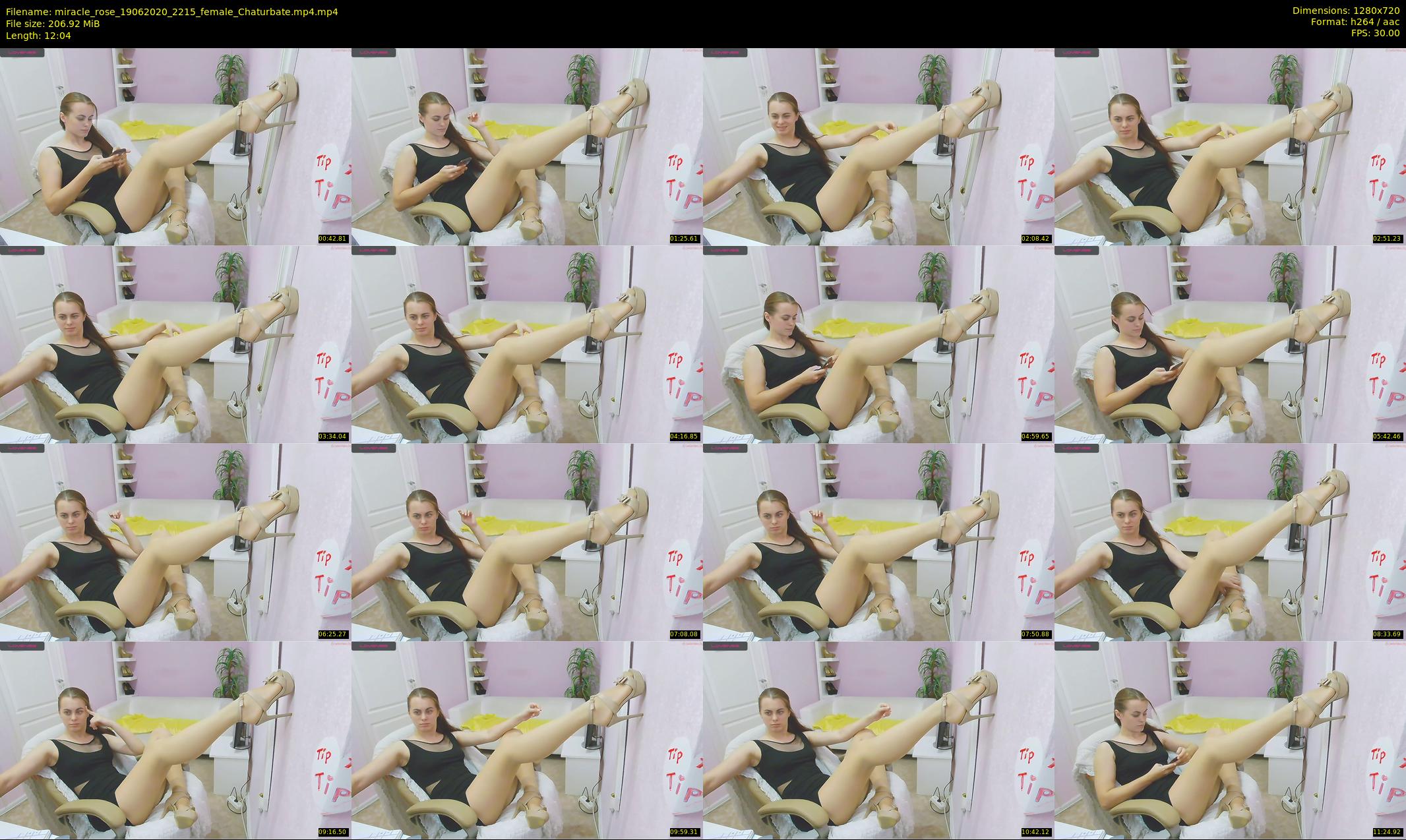miracle_rose — 13 minute Chaturbate female cam show recording, 720p, Jun 19, 2020