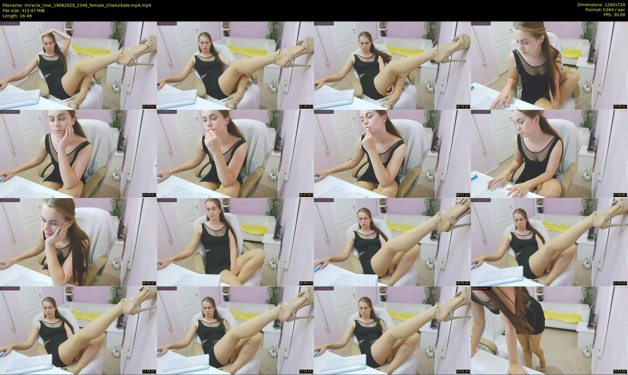 miracle_rose — 17 minute Chaturbate female cam show recording, 720p, Jun 19, 2020