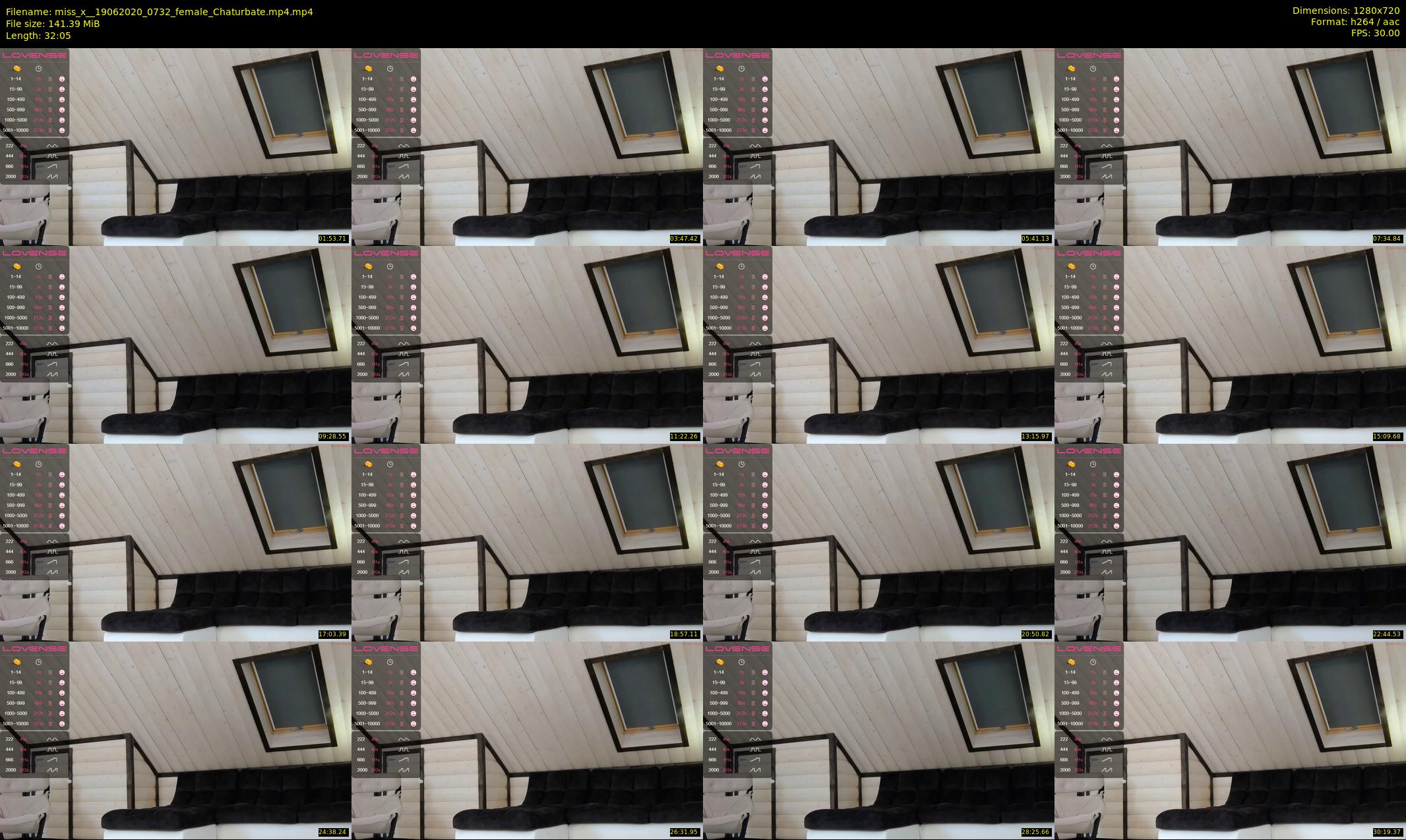 miss_x_ — 33 minute Chaturbate female cam show recording, 720p, Jun 19, 2020
