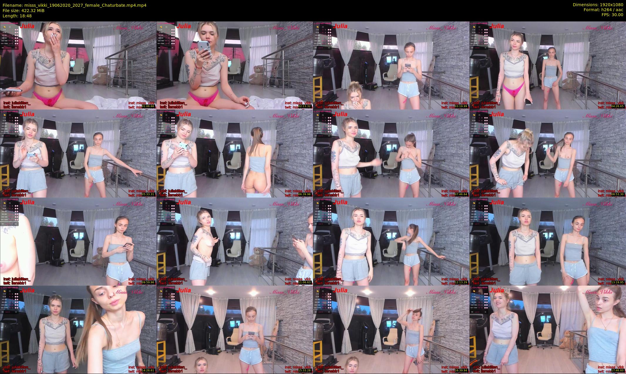 misss_vikki — 19 minute Chaturbate female cam show recording, 1080p, Jun 19, 2020