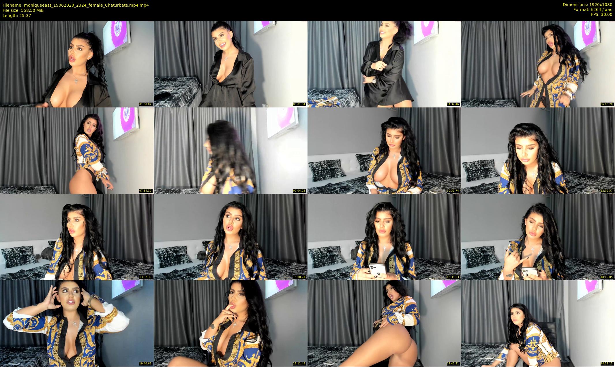 moniqueeass — 26 minute Chaturbate female cam show recording, 1080p, Jun 19, 2020