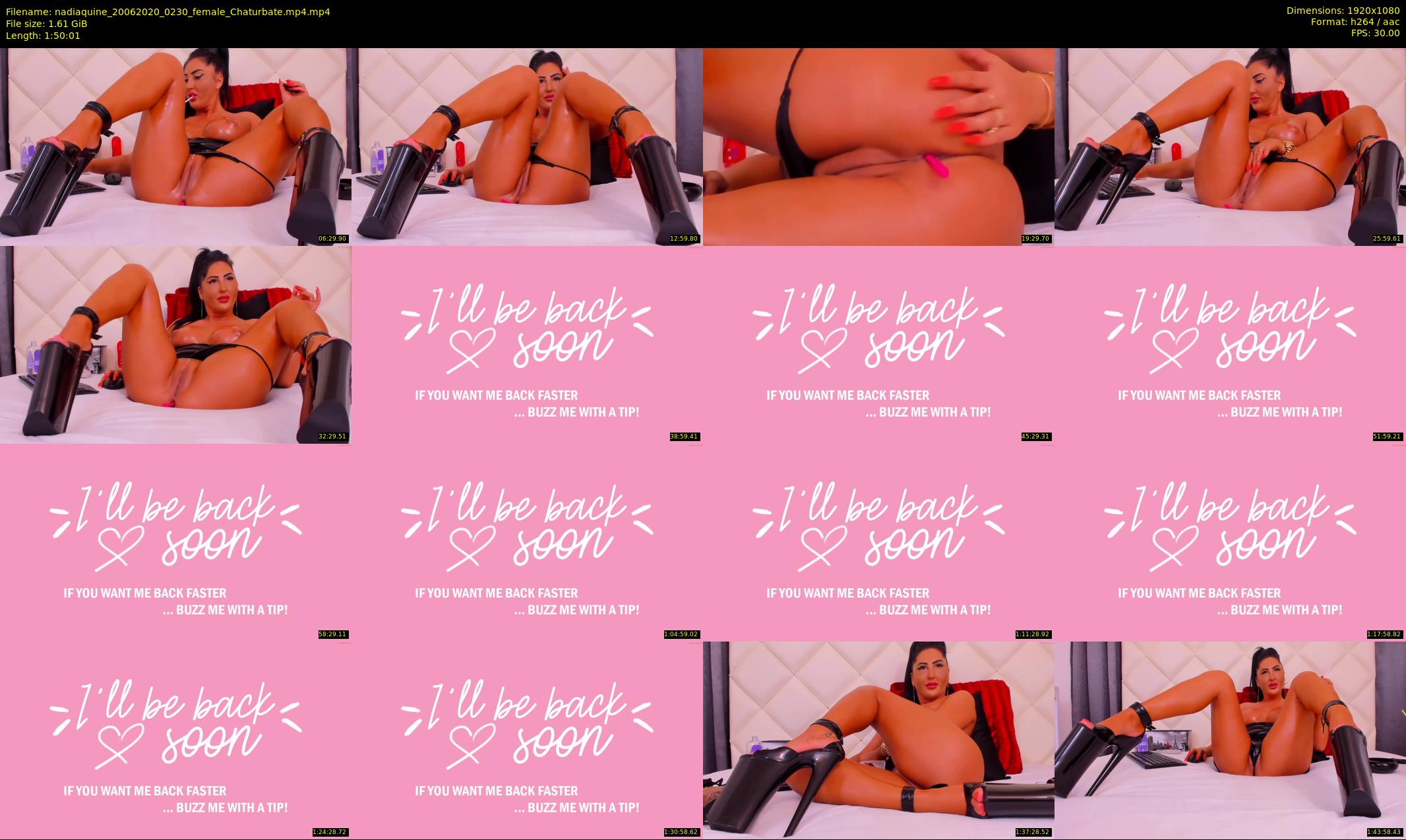 nadiaquine — 111 minute Chaturbate female cam show recording, 1080p, Jun 20, 2020