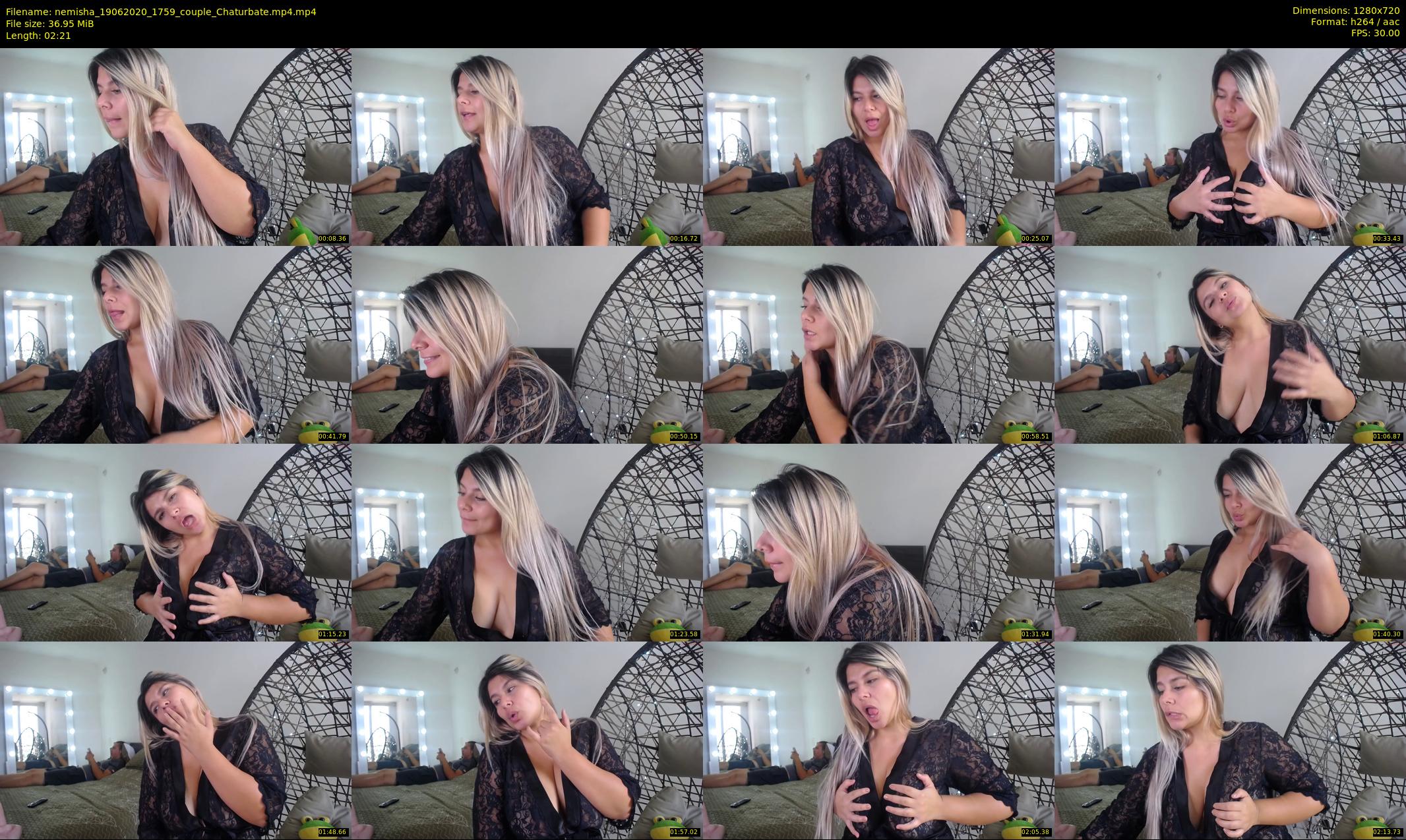 nemisha — 3 minute Chaturbate female cam show recording, 720p, Jun 19, 2020
