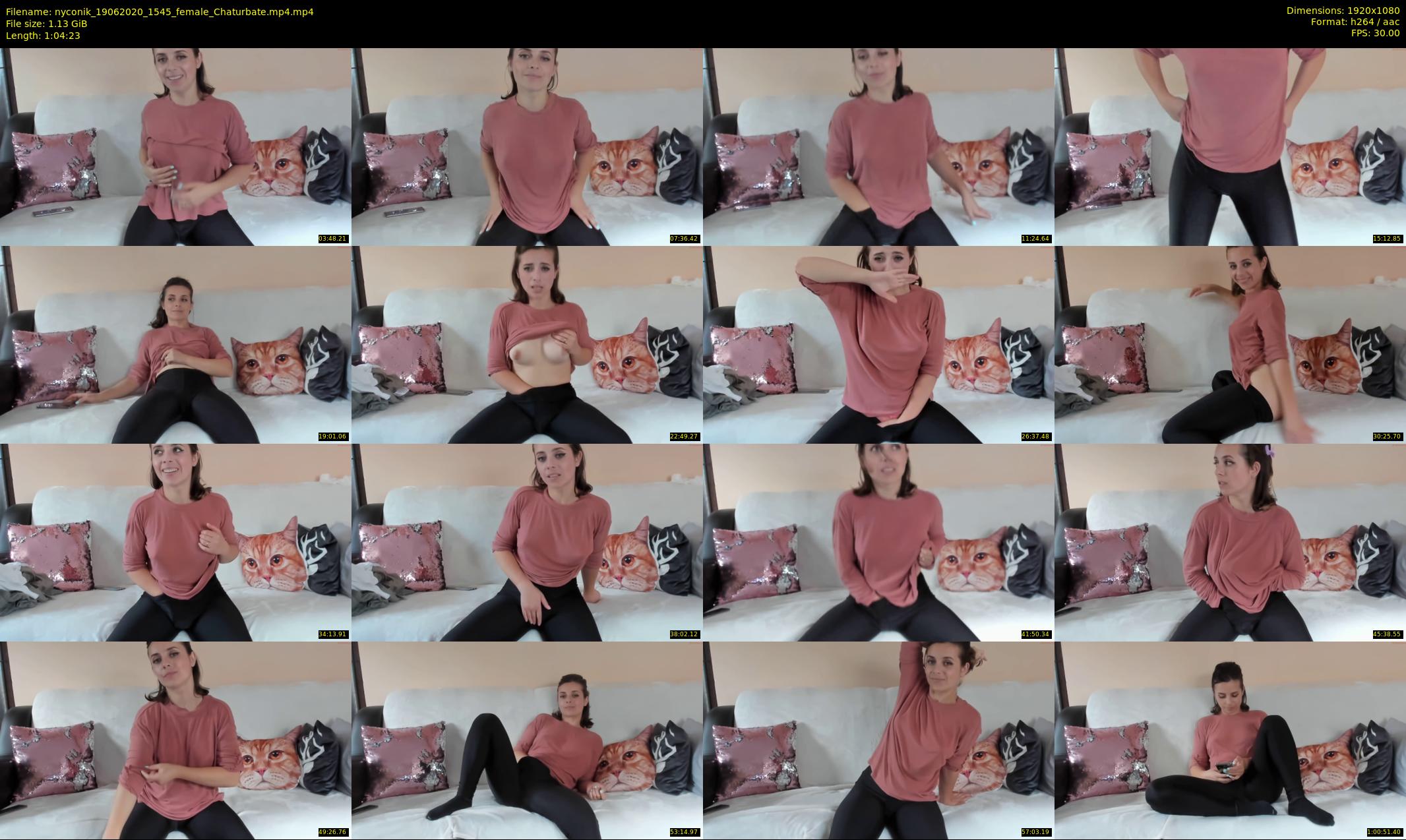 nyconik — 65 minute Chaturbate female cam show recording, 1080p, Jun 19, 2020