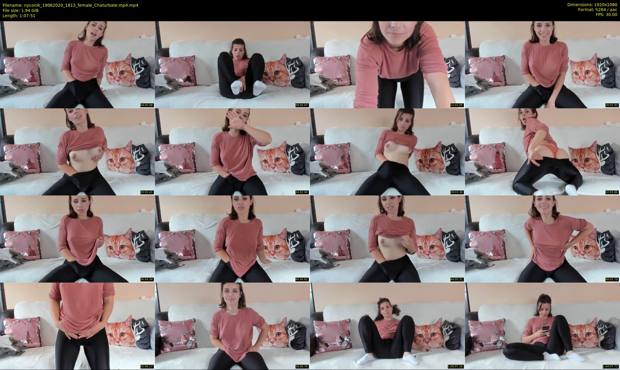 nyconik — 68 minute Chaturbate female cam show recording, 1080p, Jun 19, 2020