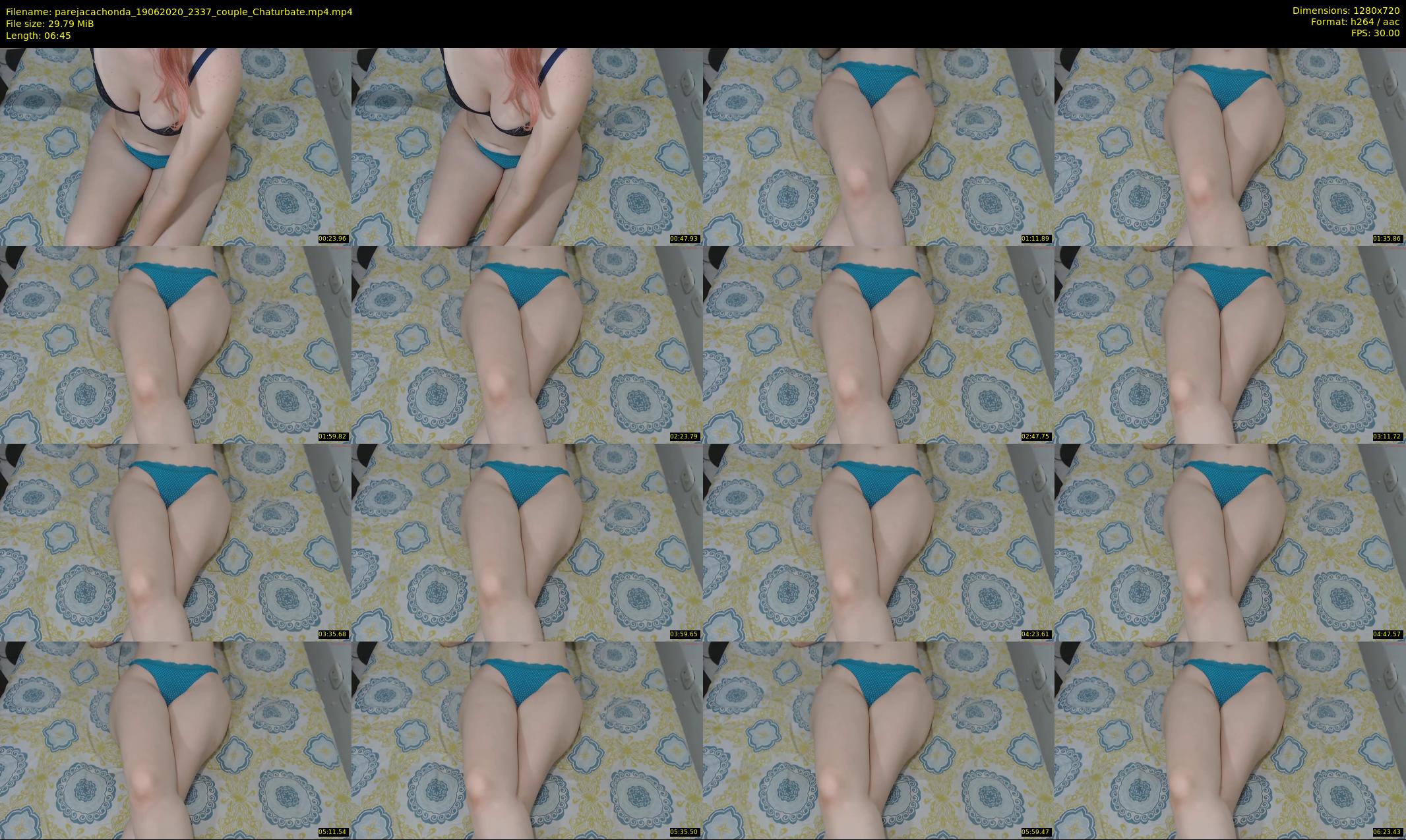 parejacachonda — 7 minute Chaturbate couple cam show recording, 720p, Jun 19, 2020