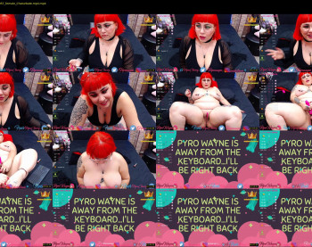 pyrowayne — 53 minute Chaturbate female cam show recording, 720p, Jun 20, 2020