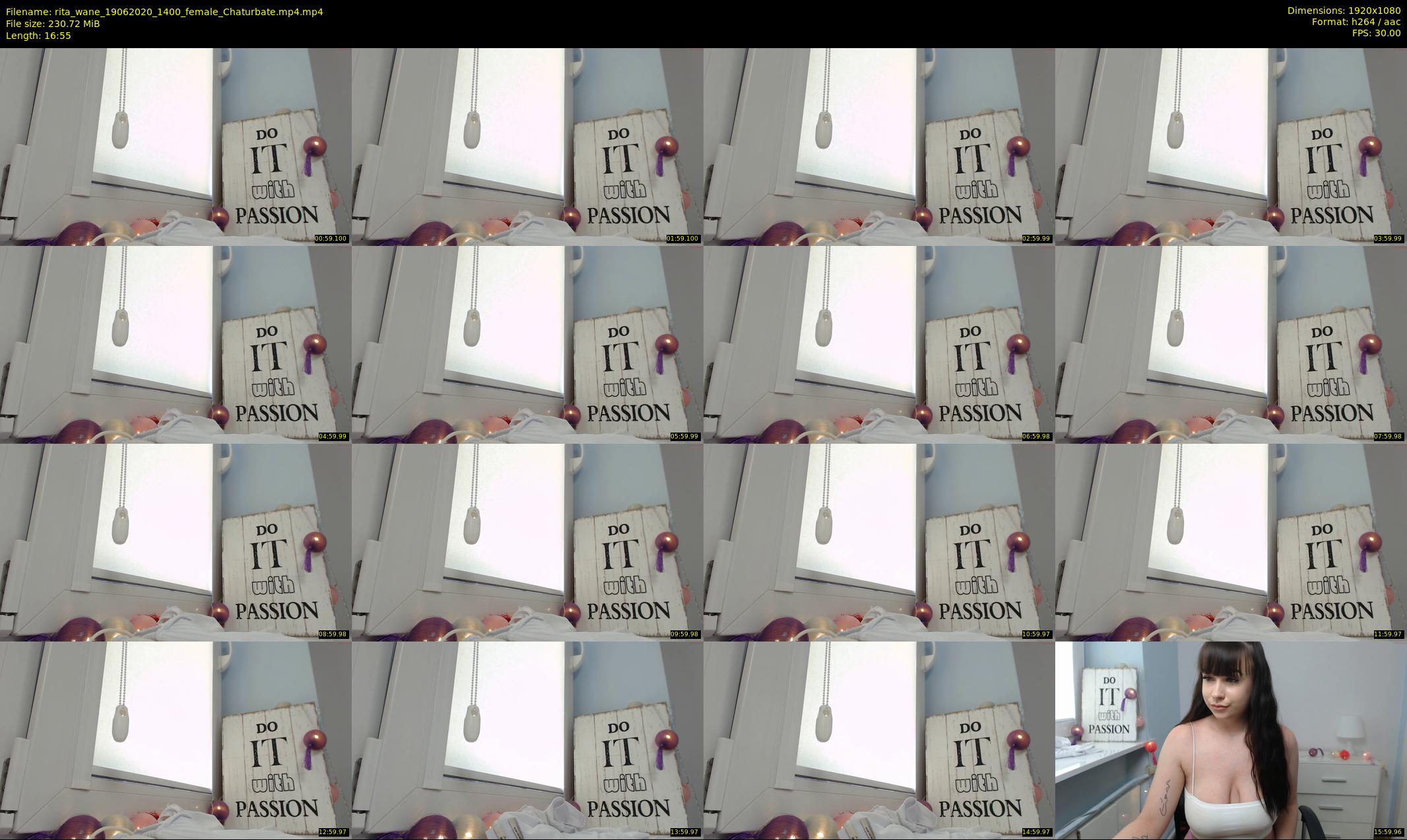 rita_wane — 17 minute Chaturbate female cam show recording, 1080p, Jun 19, 2020