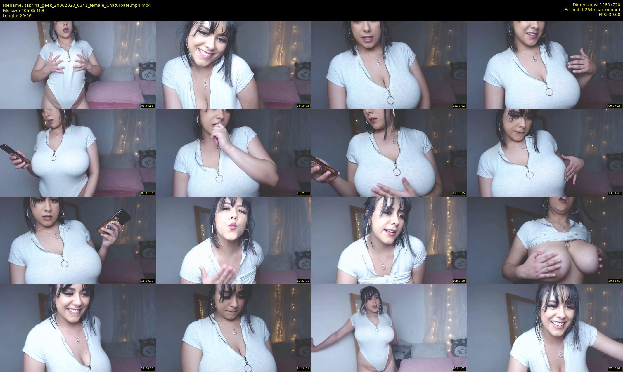 sabrina_geek — 30 minute Chaturbate female cam show recording, 720p, Jun 20, 2020