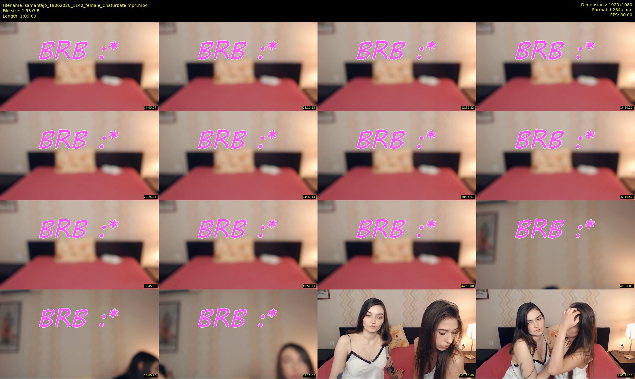 samantajo — 70 minute Chaturbate female cam show recording, 1080p, Jun 19, 2020